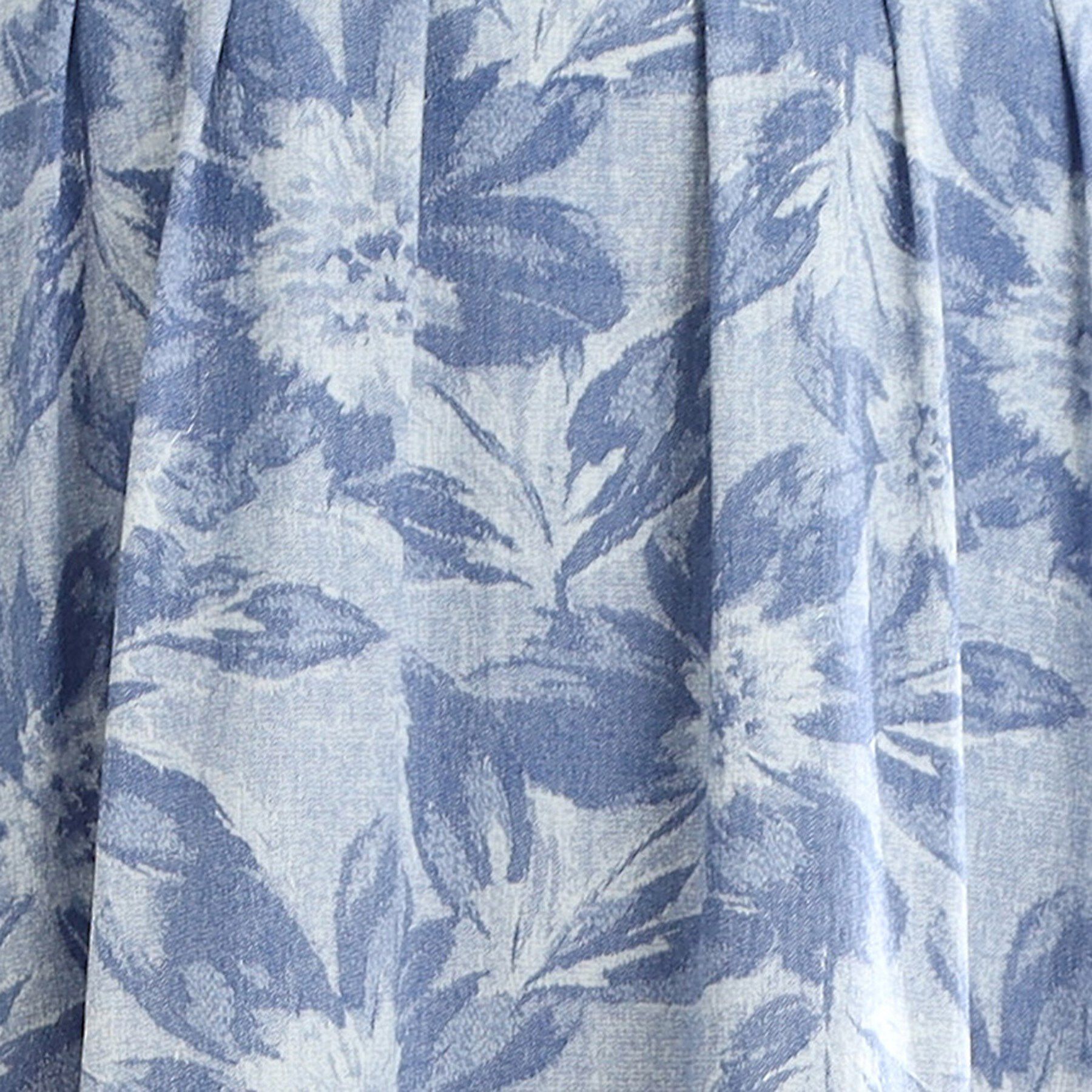 Reflect「【マシンウォッシュ可】デニムフラワーフレアスカート」|スカート|