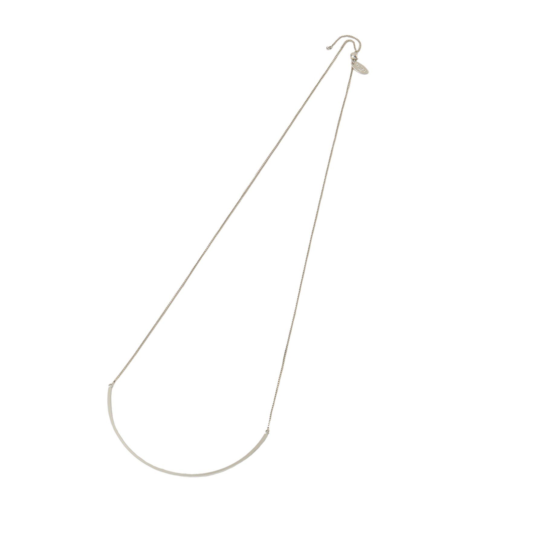 Reflect「【夏SALE／チェーン長さ調節可】カーブラインネックレス」|ネックレス|