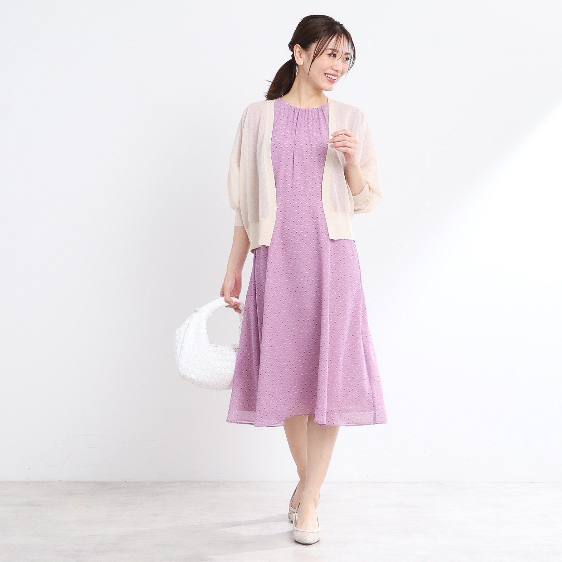 Reflect「【手洗い可】キレイめシアーカーディガン」|カーディガン|