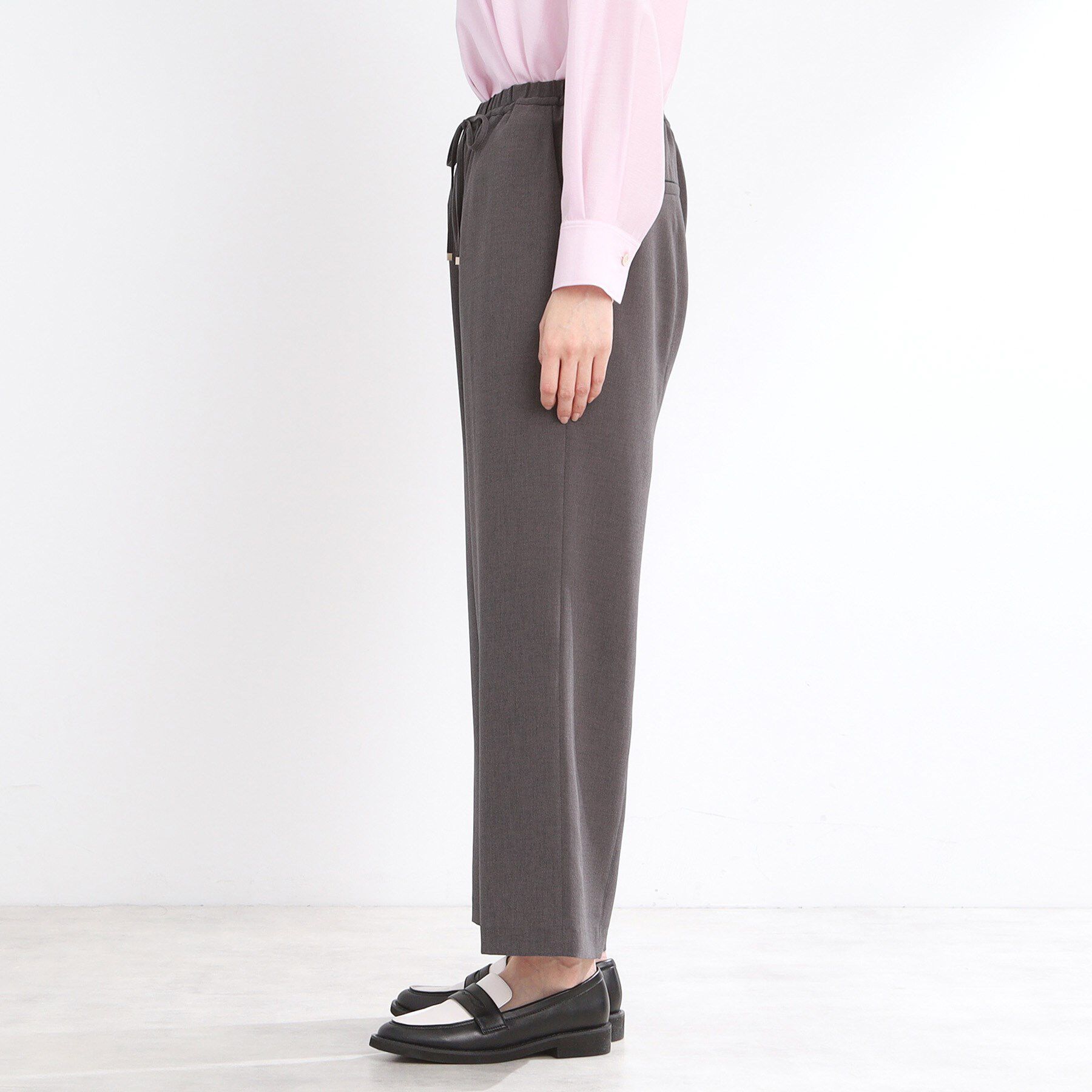 Reflect「【マシンウォッシュ可／ウエスト総ゴム】すっきり見えワイドシルエットパンツ」|その他|