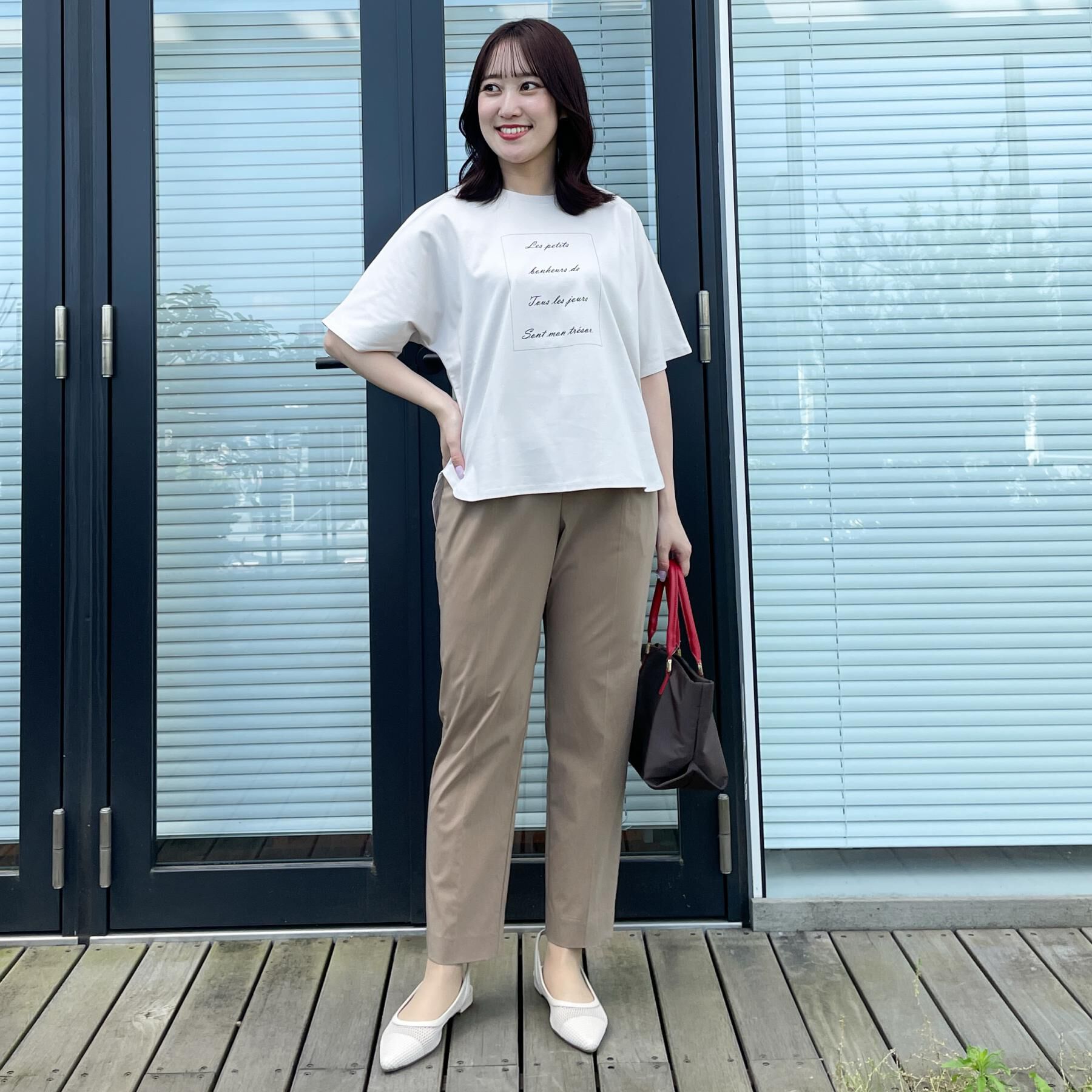 Reflect「【UVカット／接触冷感／マシンウォッシュ可】ドルマンスリーブロゴTシャツ」|Tシャツ・カットソー|
