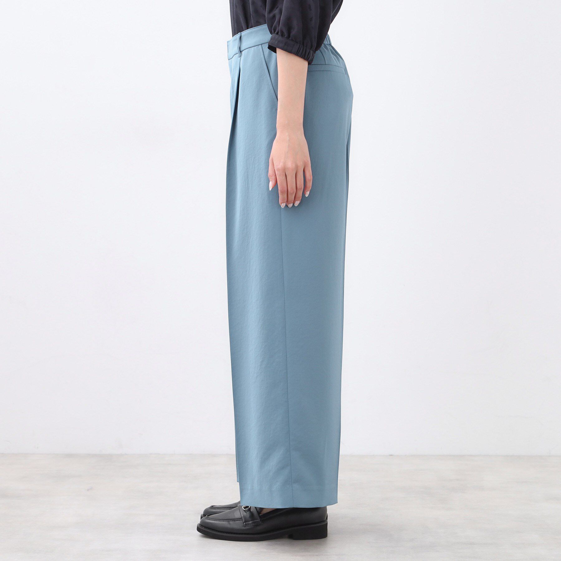 Reflect「【透けない】フルレングスワイドストレートパンツ」|その他|