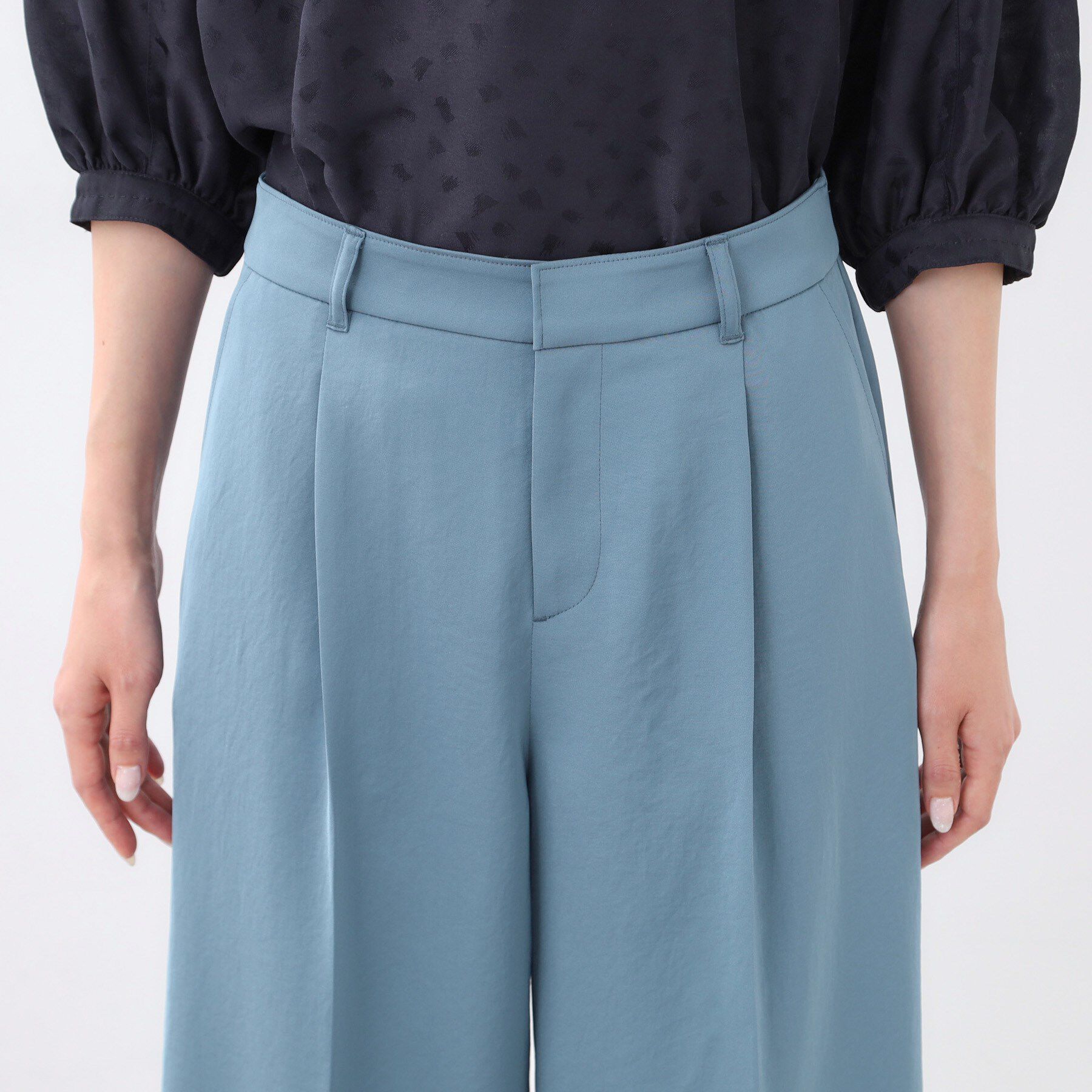 Reflect「【透けない】フルレングスワイドストレートパンツ」|その他|