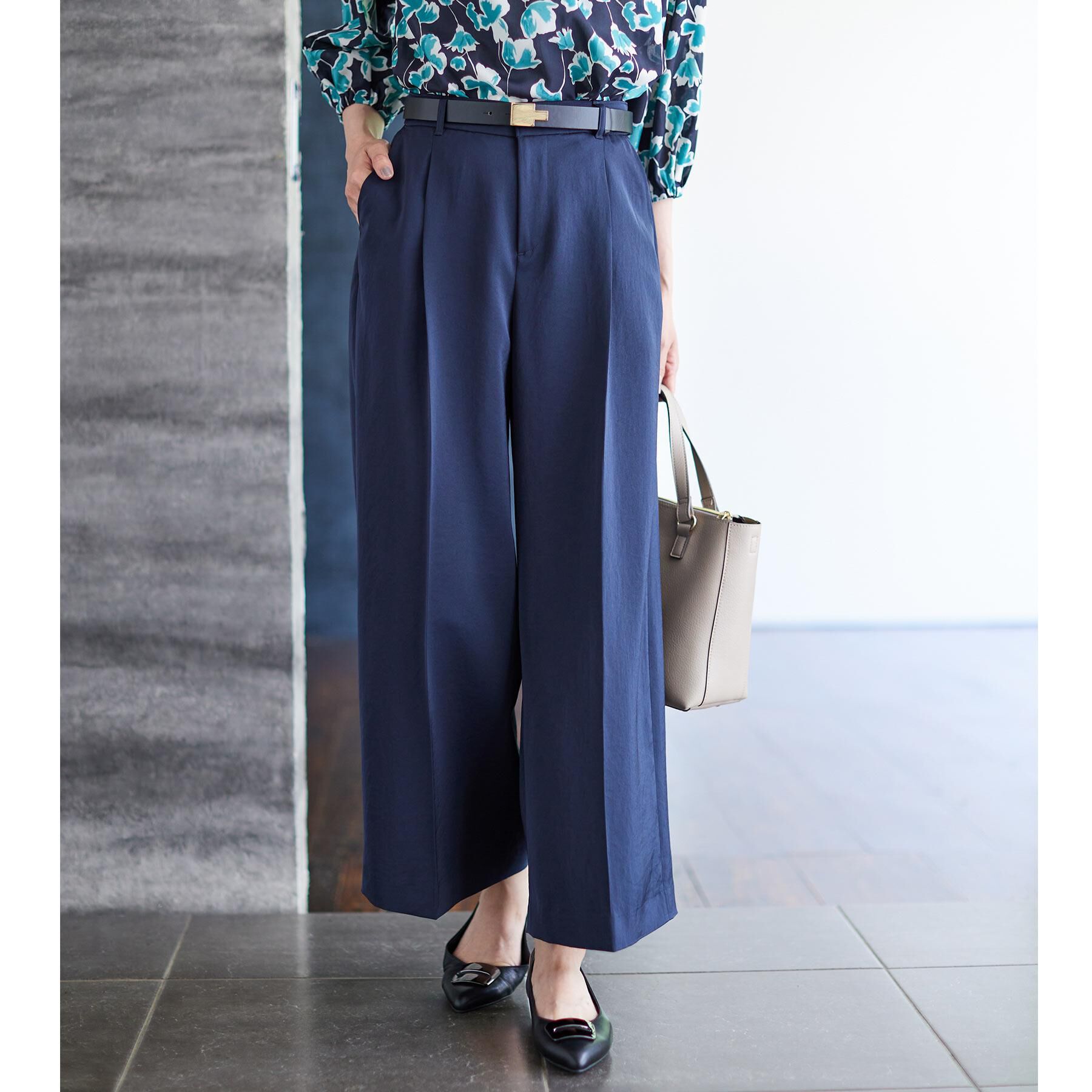 Reflect「【透けない】フルレングスワイドストレートパンツ」|その他|