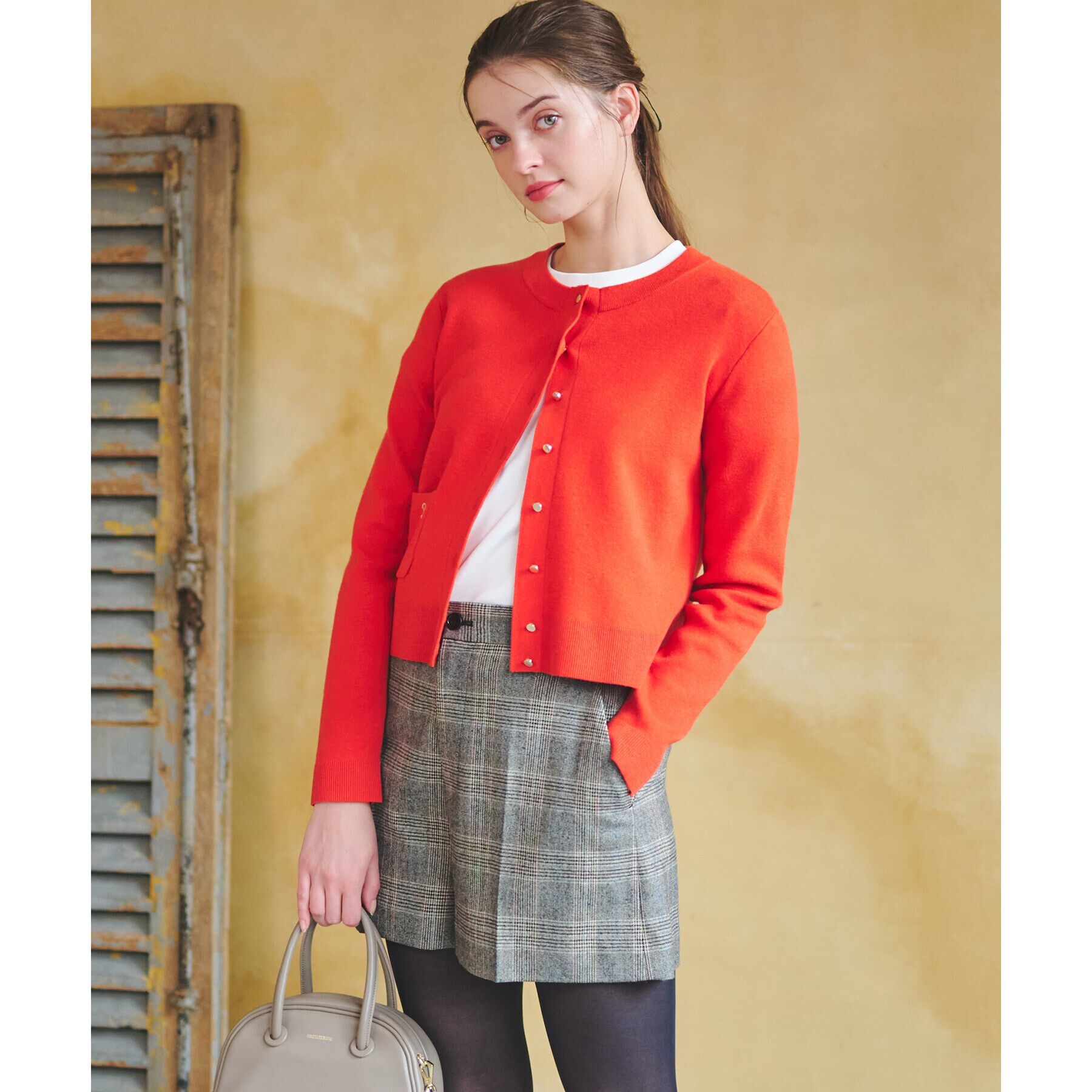 DRESSTERIOR「ウォッシャブルコットンカシミヤ混カーディガン」|カーディガン|