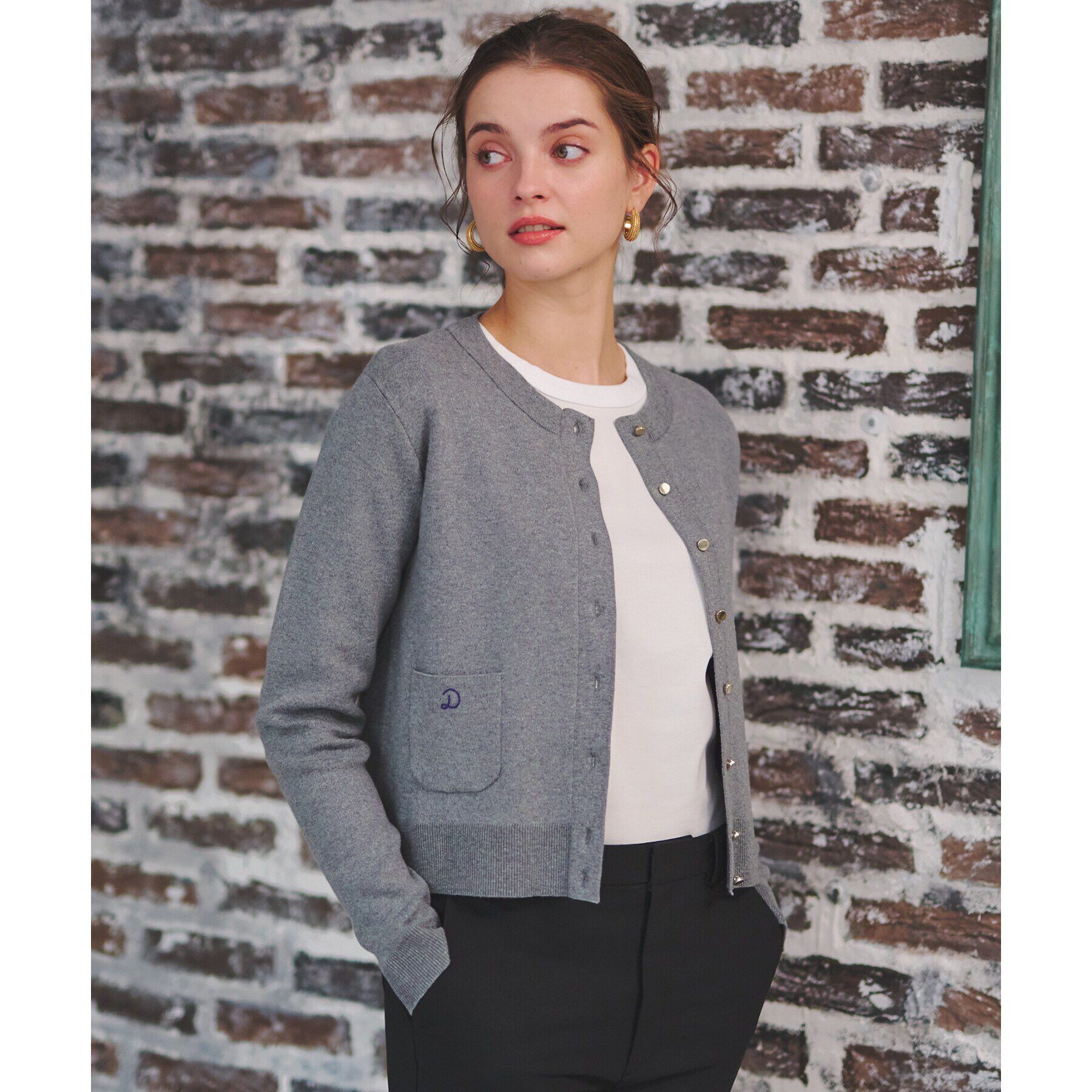 DRESSTERIOR「ウォッシャブルコットンカシミヤ混カーディガン」|カーディガン|