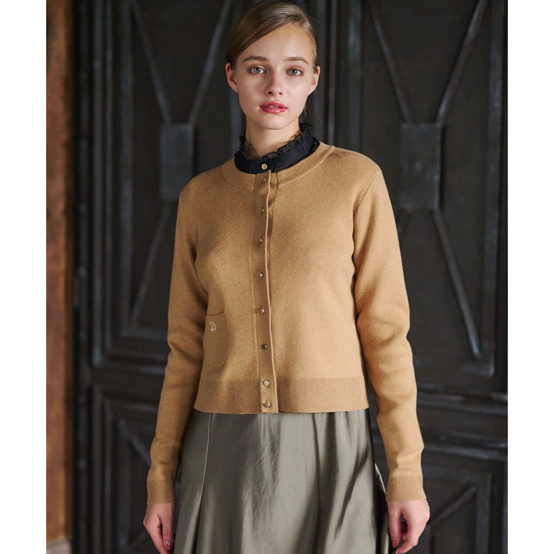 DRESSTERIOR「ウォッシャブルコットンカシミヤ混カーディガン」|カーディガン|