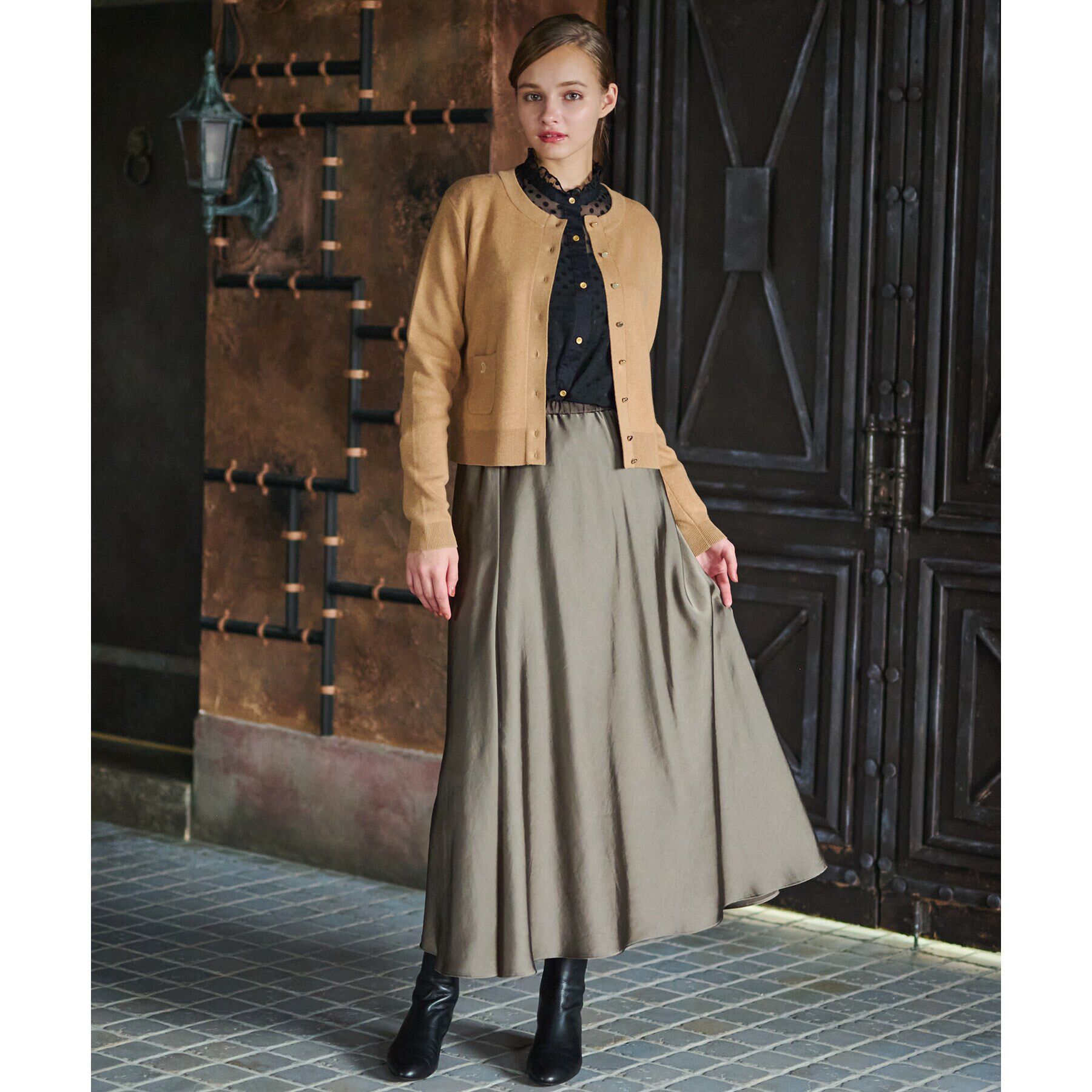 DRESSTERIOR「ウォッシャブルコットンカシミヤ混カーディガン」|カーディガン|