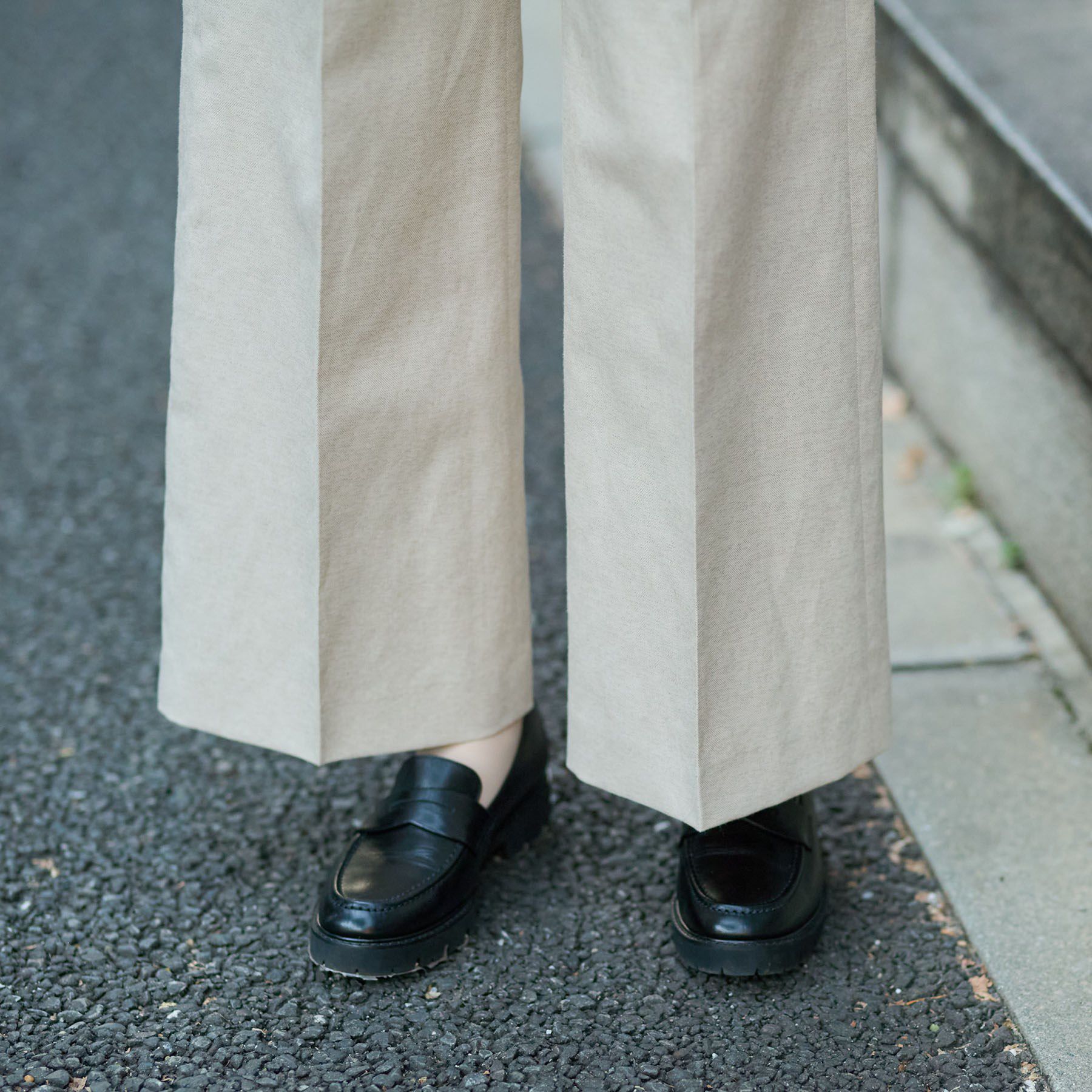 DRESSTERIOR「【美シルエット／洗える】リネンブレンドワイドパンツ」|その他|