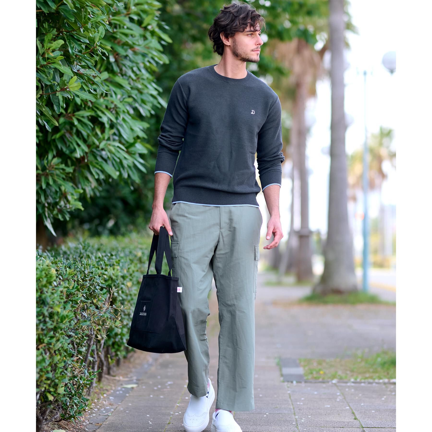 DRESSTERIOR「鹿の子クルーネックニット」|ニット・セーター|