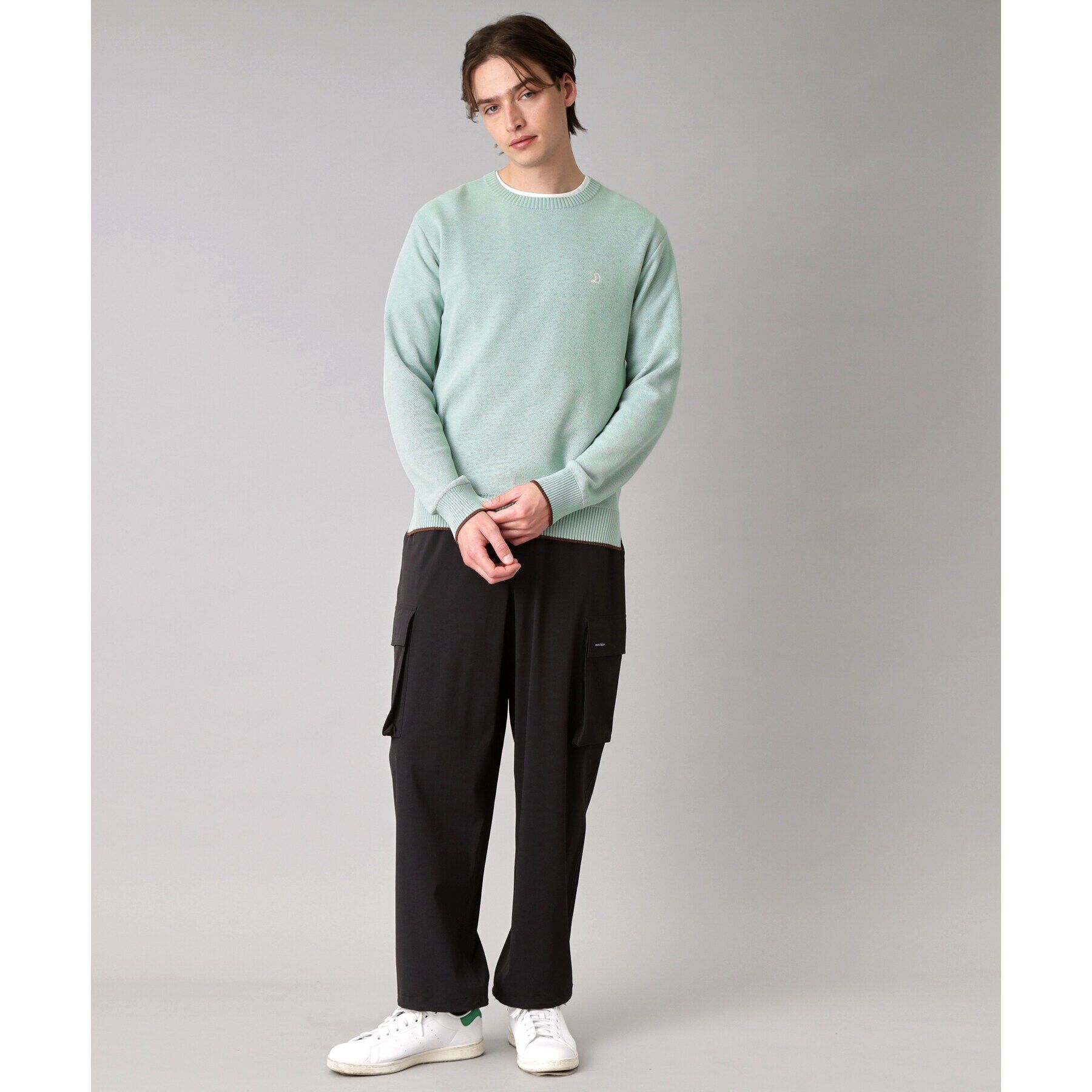 DRESSTERIOR「鹿の子クルーネックニット」|ニット・セーター|