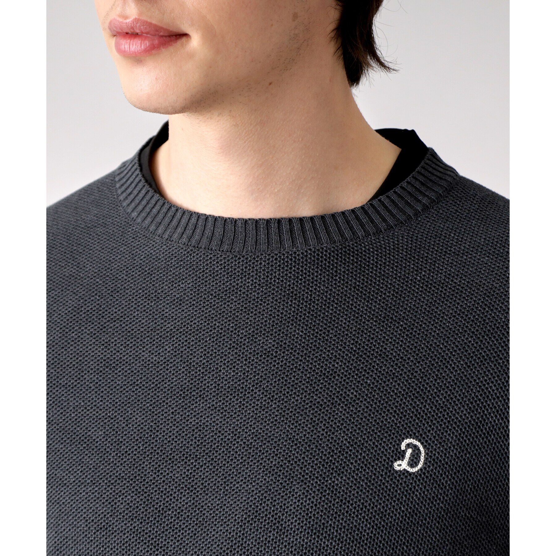 DRESSTERIOR「鹿の子クルーネックニット」|ニット・セーター|