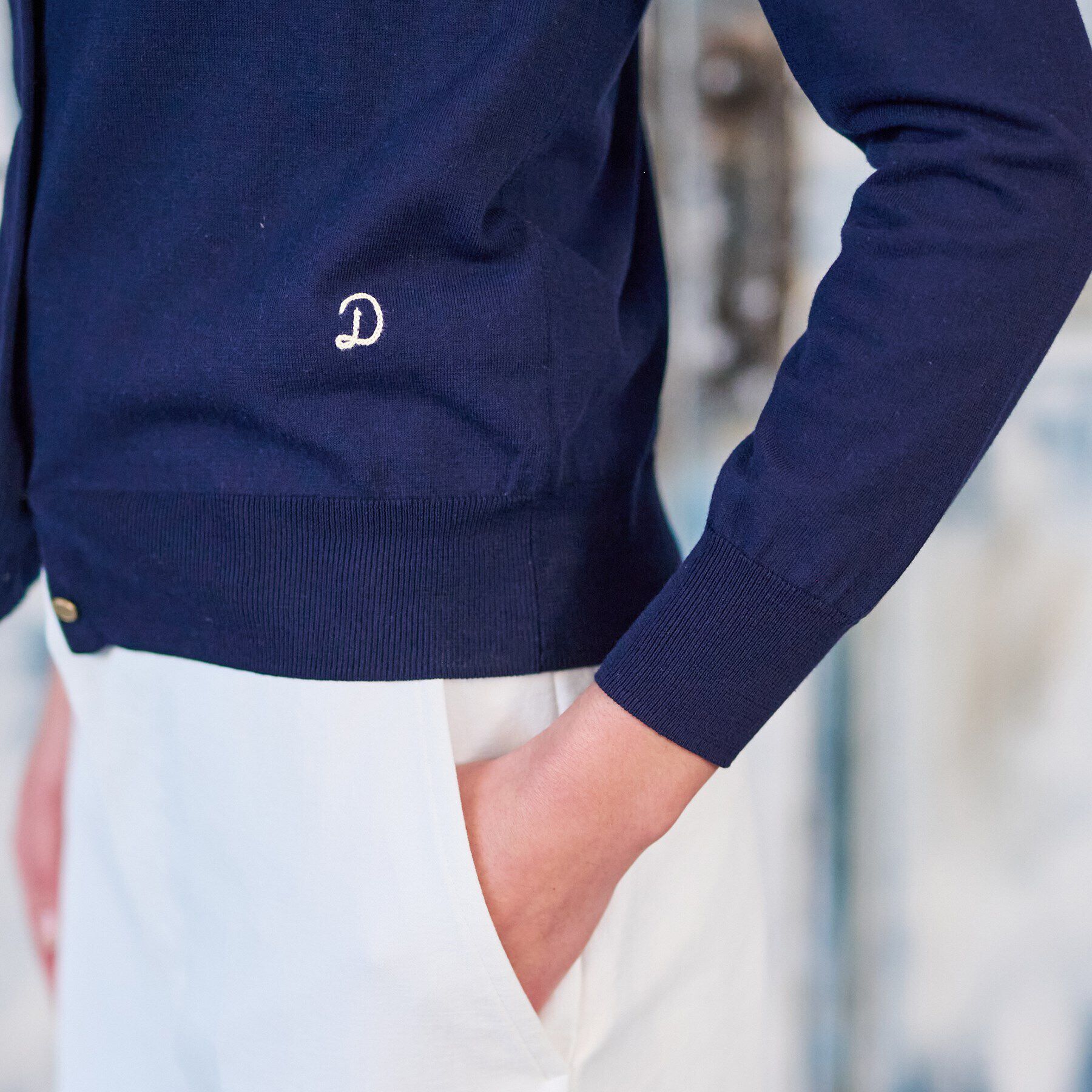 DRESSTERIOR「【毎年人気！洗える】コットンシルクニットカーデ」|カーディガン|