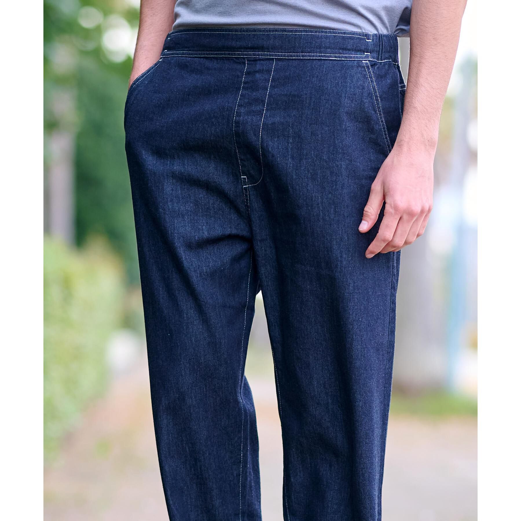 DRESSTERIOR「【セットアップ可】ライトデニム シェフパンツ」|デニム|