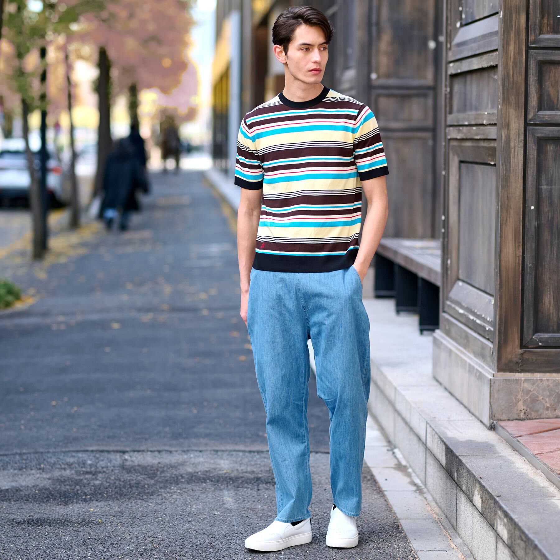 DRESSTERIOR「【セットアップ可】ライトデニム シェフパンツ」|デニム|