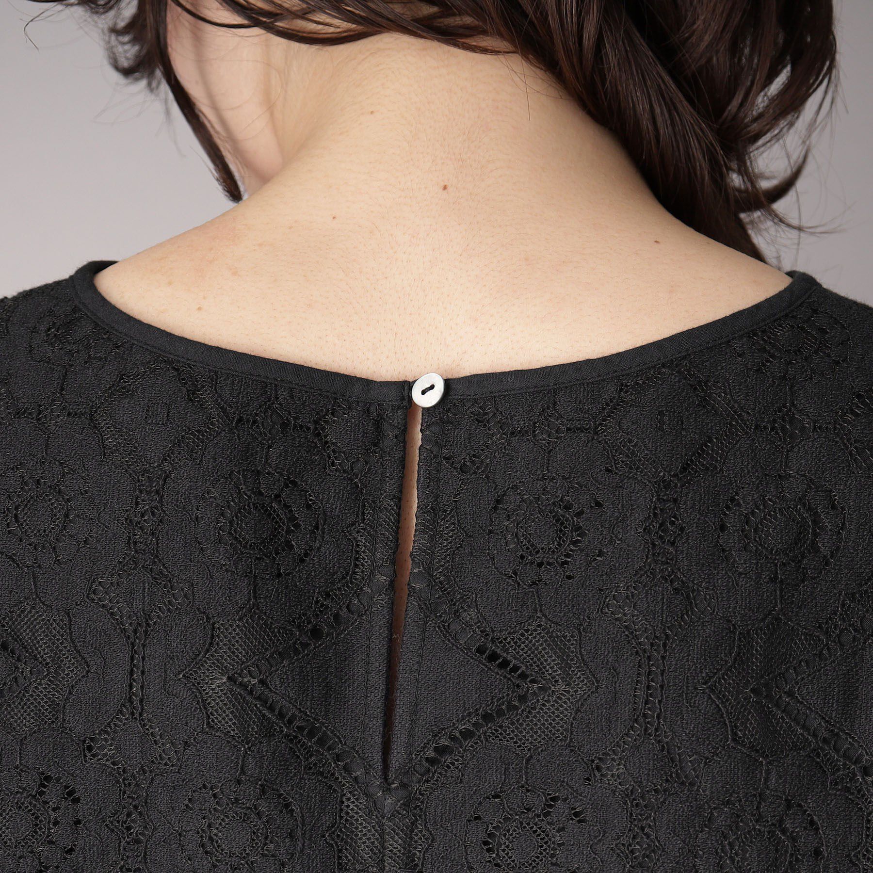 DRESSTERIOR「【コットン100％/洗える】パネルレースブラウス」|シャツ・ブラウス|