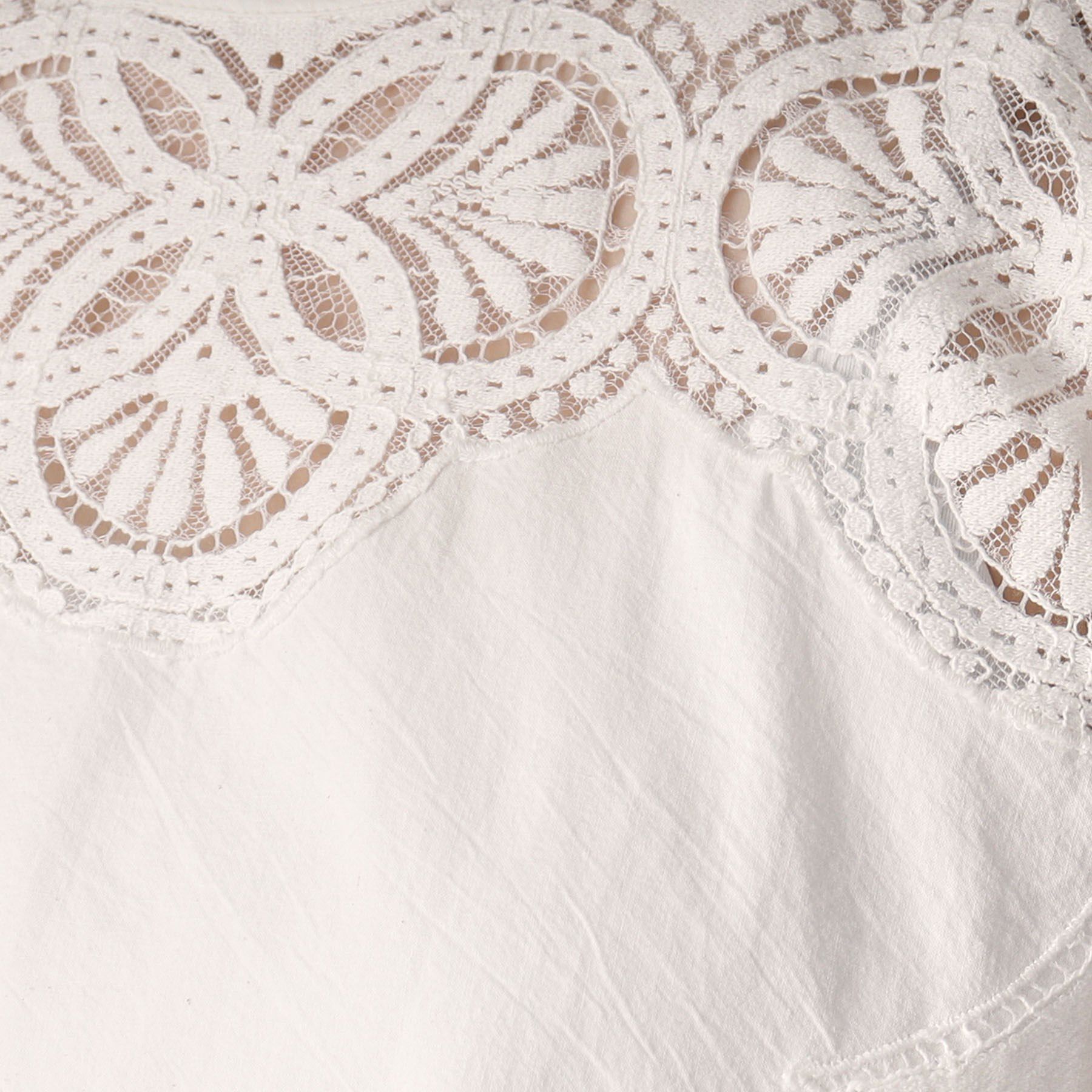 DRESSTERIOR「【コットン100％/洗える】パネルレースブラウス」|シャツ・ブラウス|