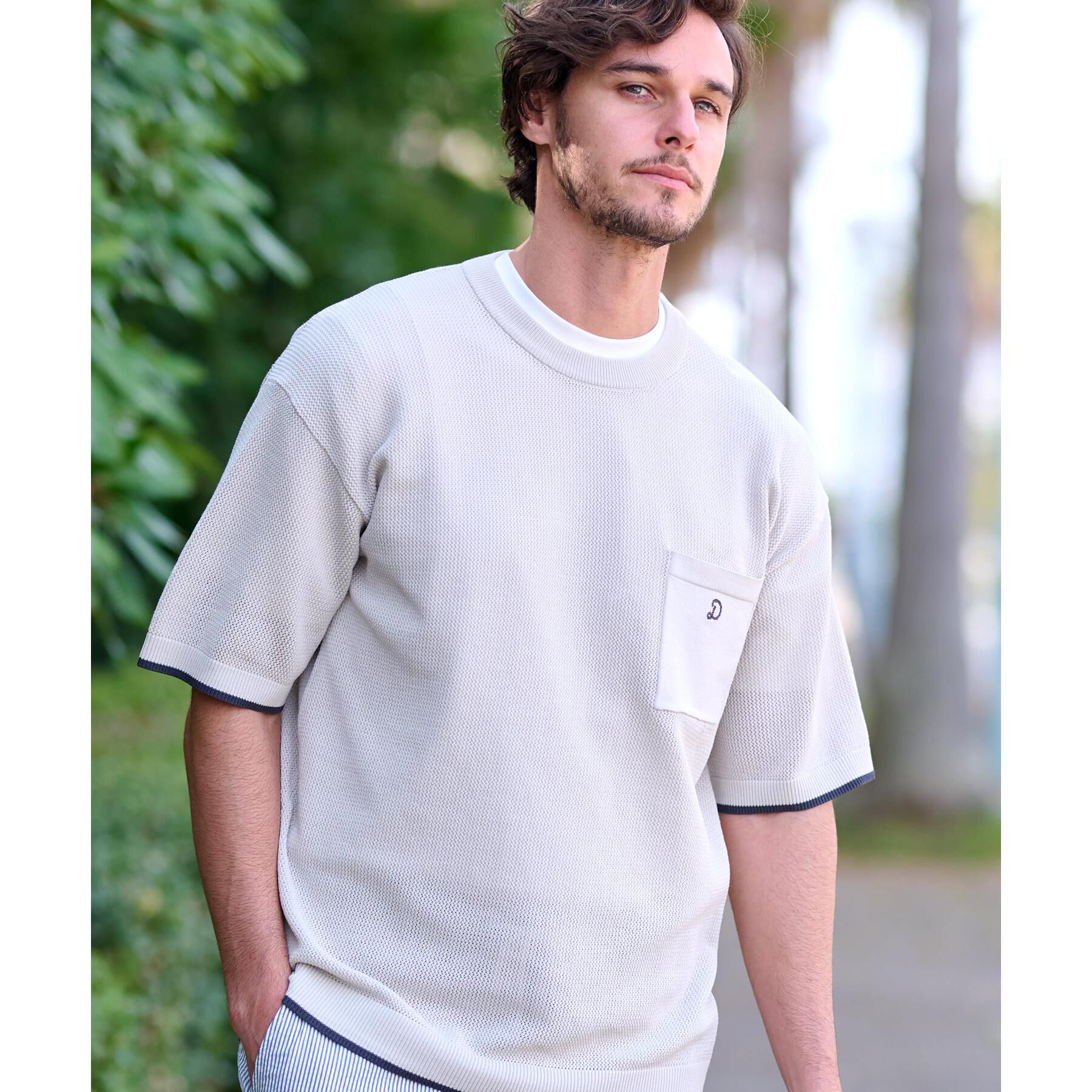 DRESSTERIOR「ドライメッシュニット」|ニット・セーター|