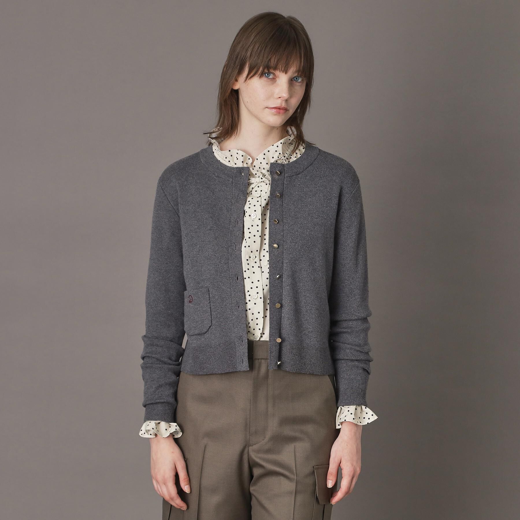 DRESSTERIOR「【洗える/カシミヤ混】ウォッシャブルコットンカシミヤカーディガン」|カーディガン|