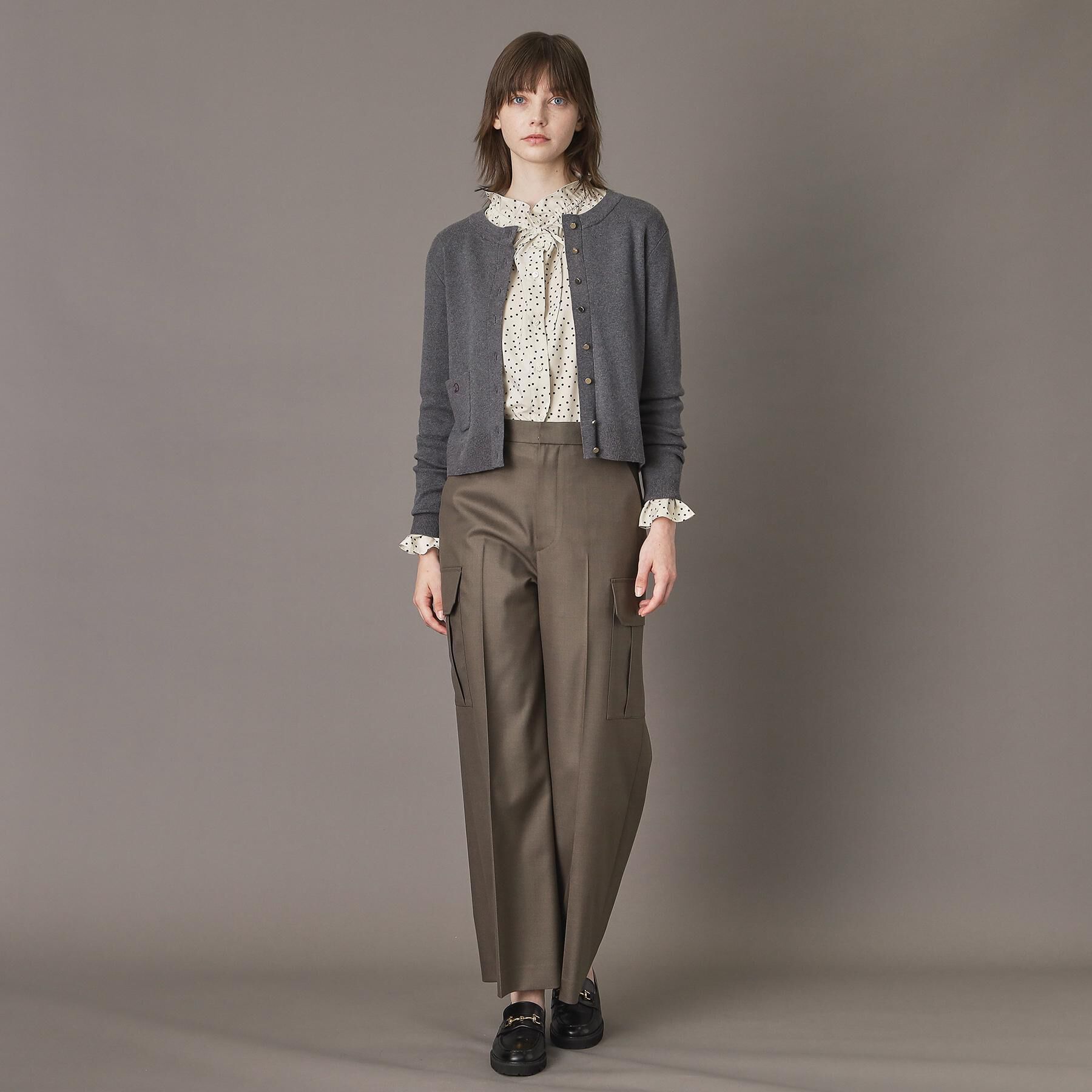 DRESSTERIOR「【洗える/カシミヤ混】ウォッシャブルコットンカシミヤカーディガン」|カーディガン|