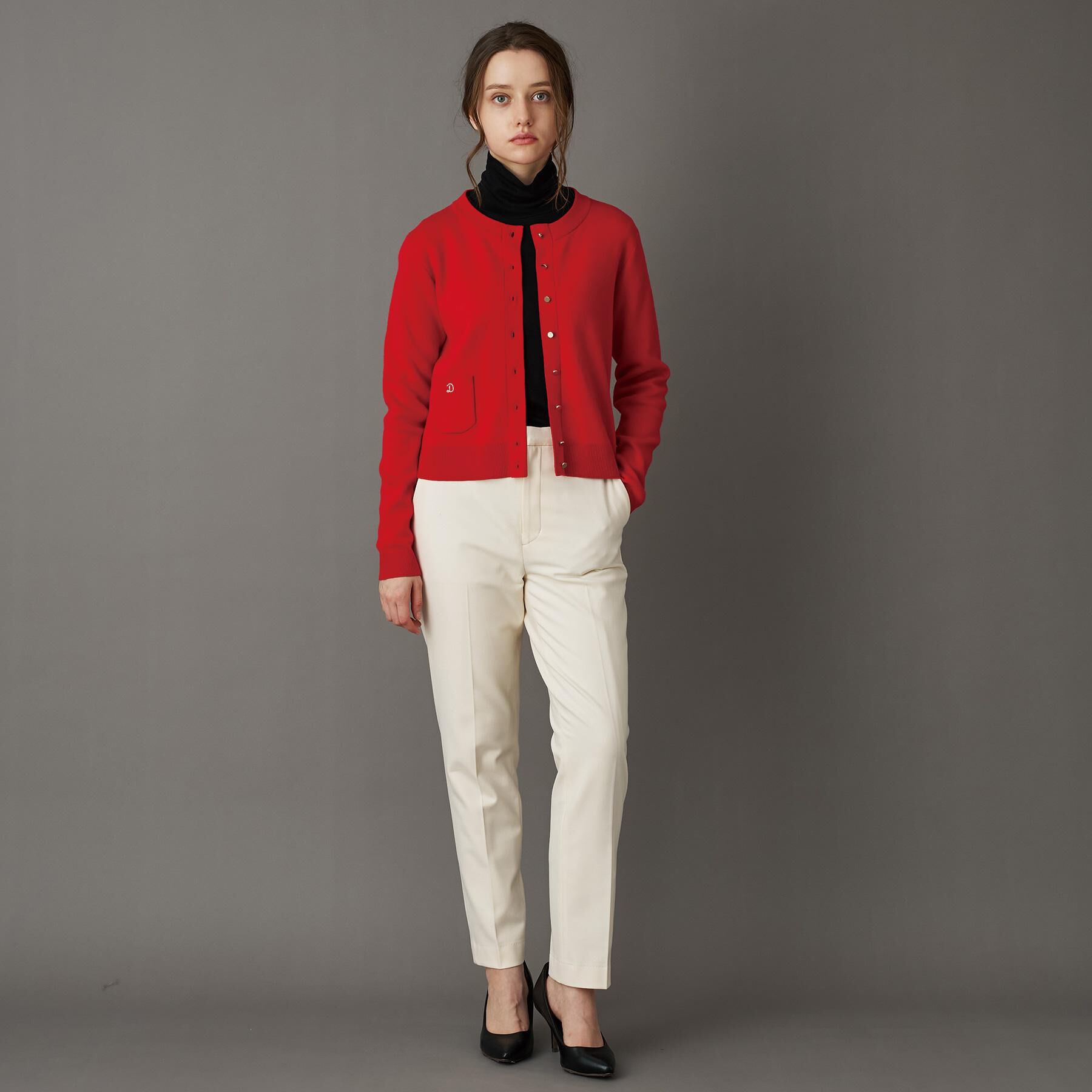 DRESSTERIOR「【洗える/カシミヤ混】ウォッシャブルコットンカシミヤカーディガン」|カーディガン|