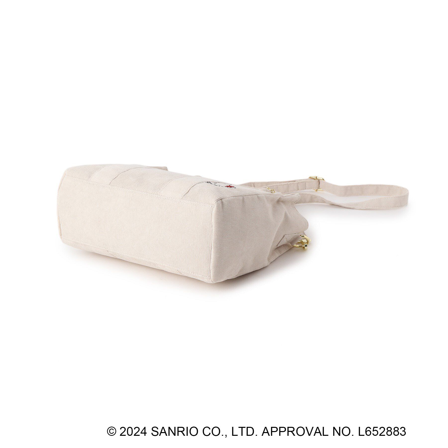 grove「【Lee別注】ハローキティコーデュロイ刺繍スクエアトート」|トートバッグ|