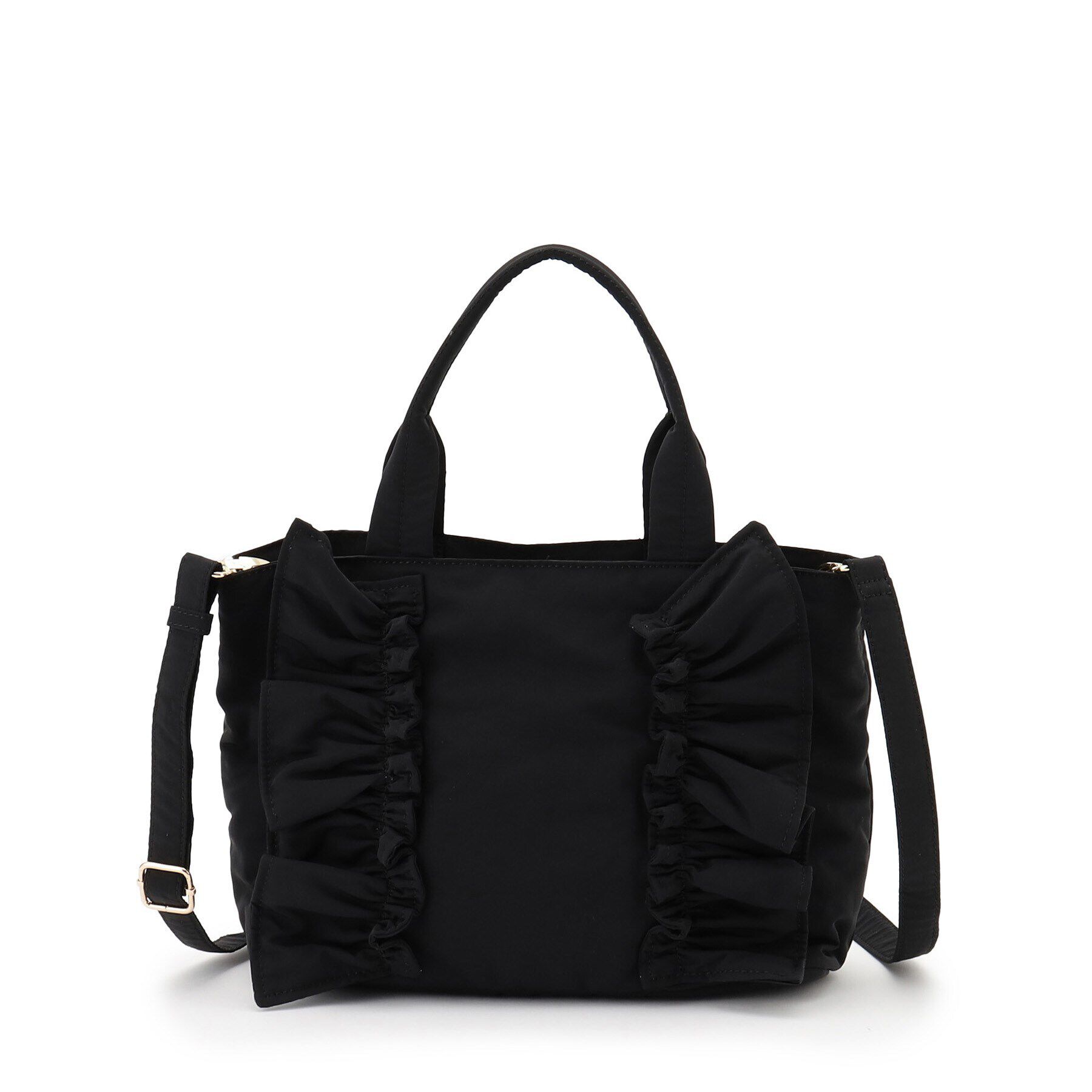 grove「縦フリルナイロン2WAYトート」|トートバッグ|