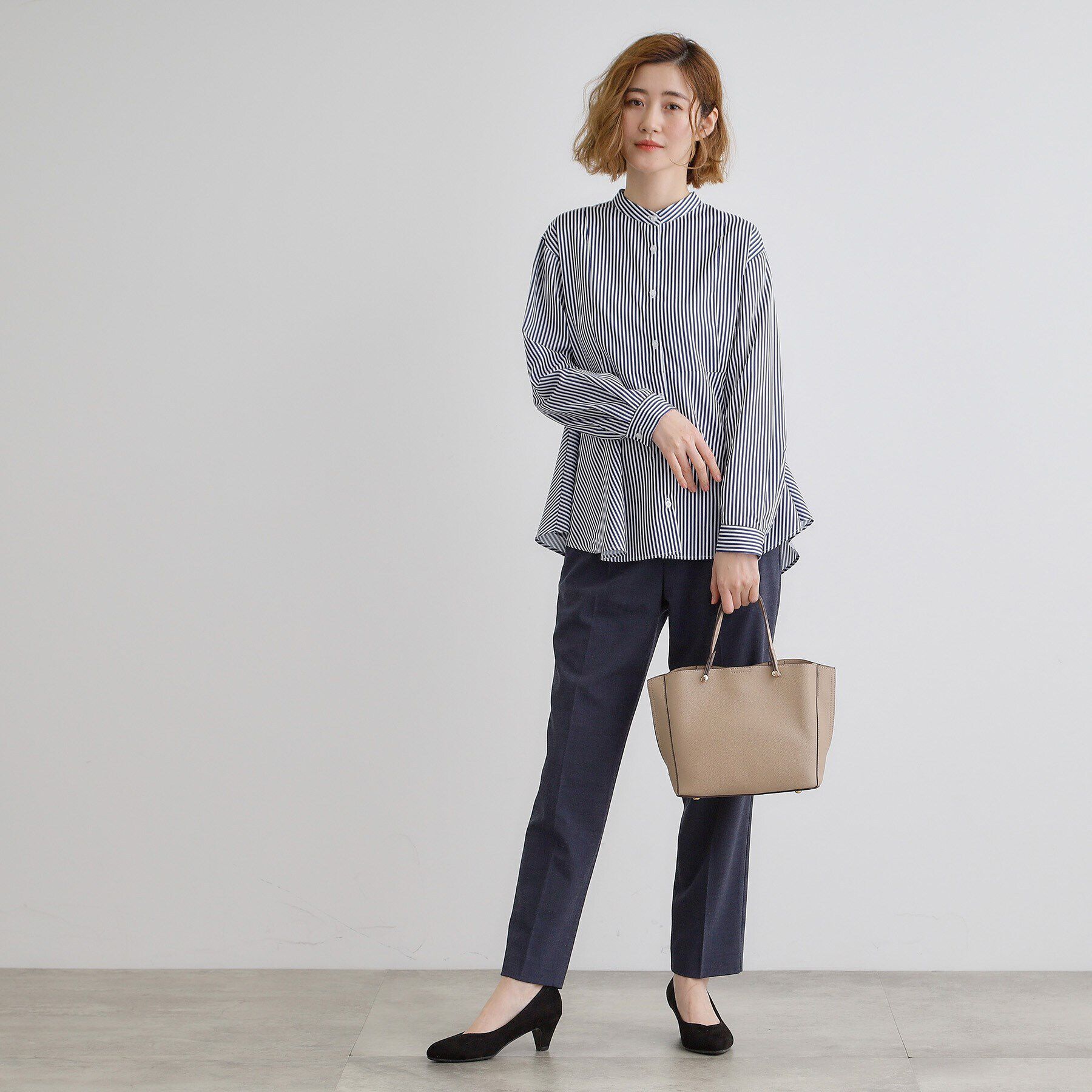 grove「【人間工学】サイドバイカラー2WAYトート【入卒対応可】」|トートバッグ|