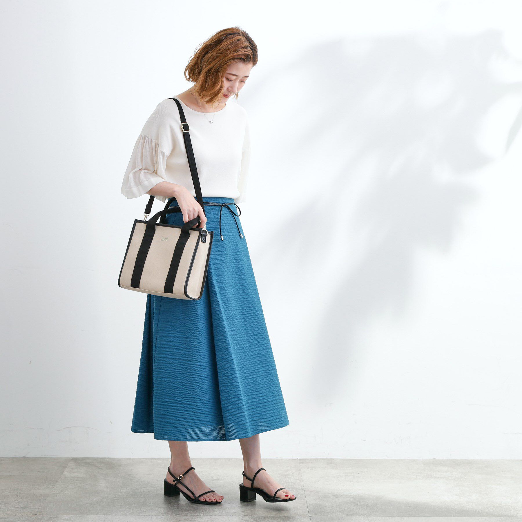 grove「【Lee別注】パイピングスクエア2WAYトート」|トートバッグ|