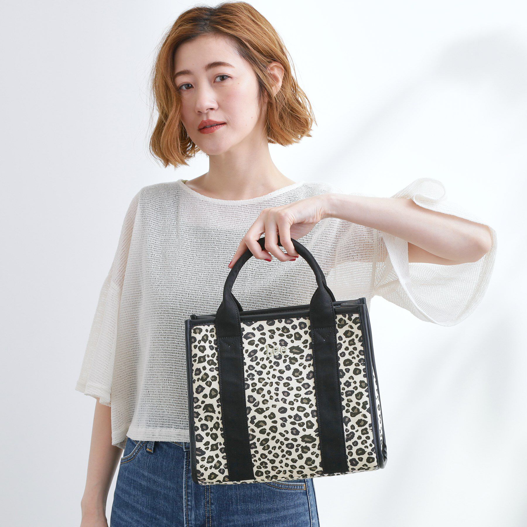 grove「【Lee別注】パイピングスクエア2WAYトート」|トートバッグ|