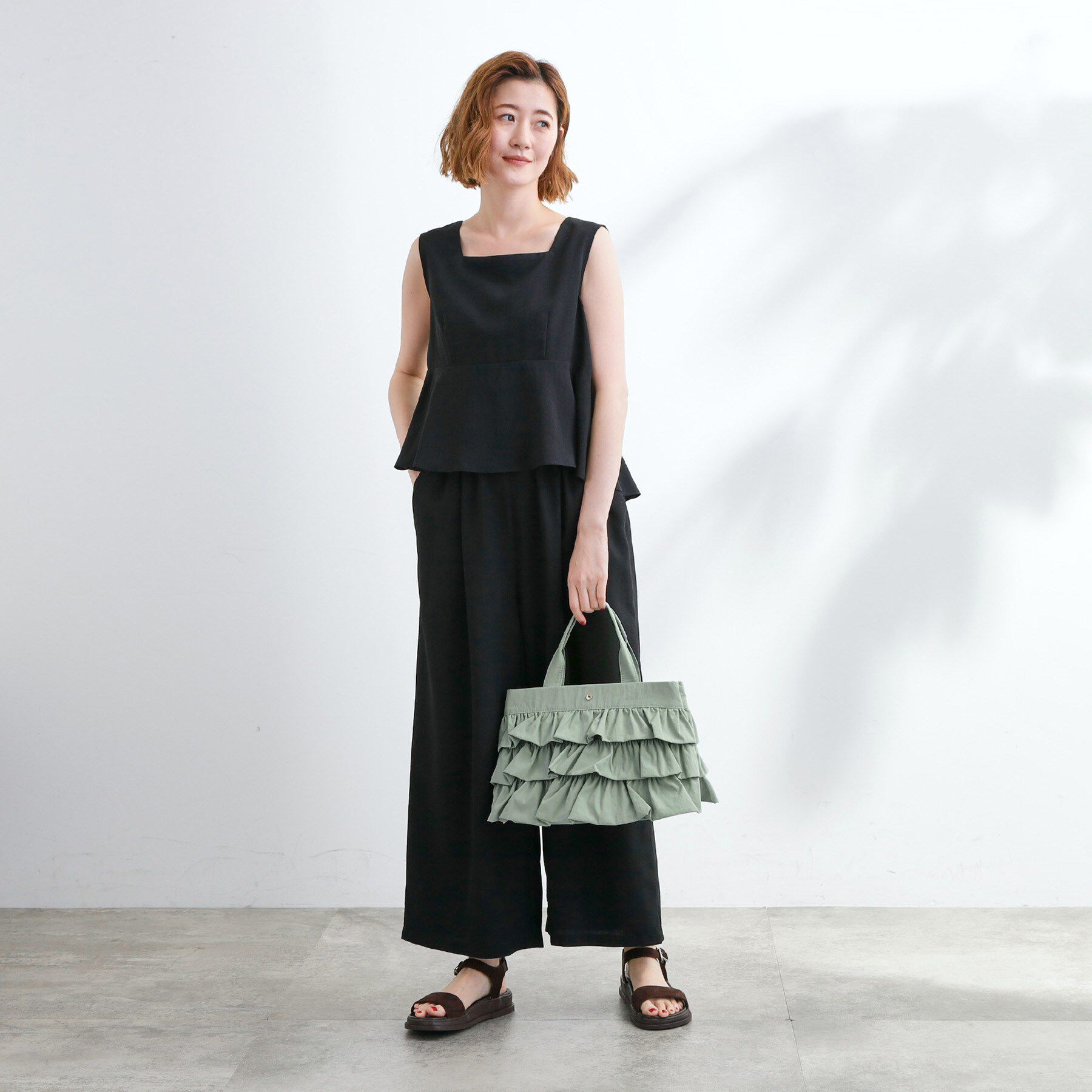 grove「【撥水】ティアード2WAYトート」|トートバッグ|