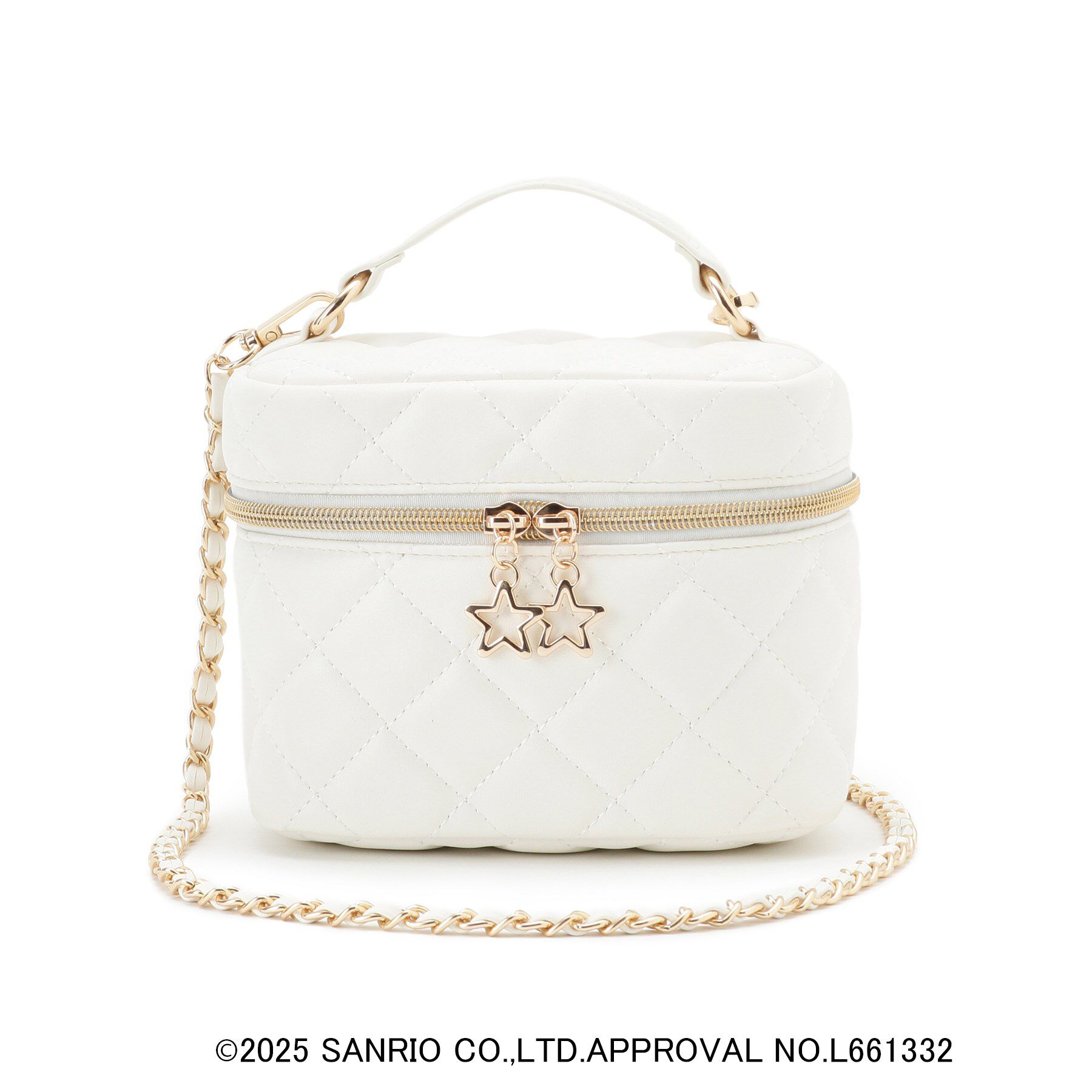 grove「【Kiki＆Lalaコラボ】キルティングバニティショルダー」|ショルダー・メッセンジャー|アイボリー(004)