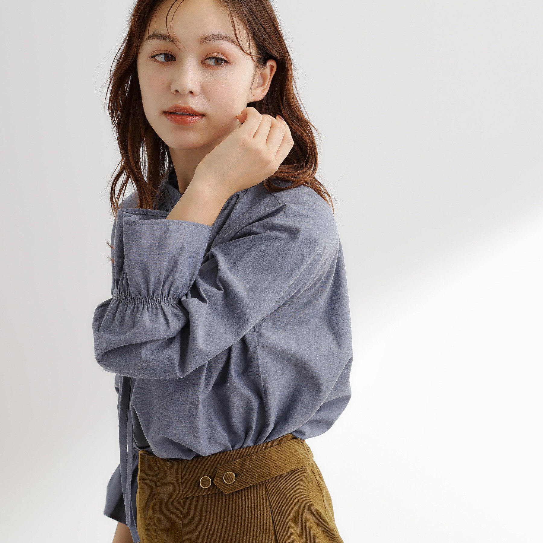 grove「【石川梨華さん着用】フリルカラーリボンブラウス」|シャツ・ブラウス|