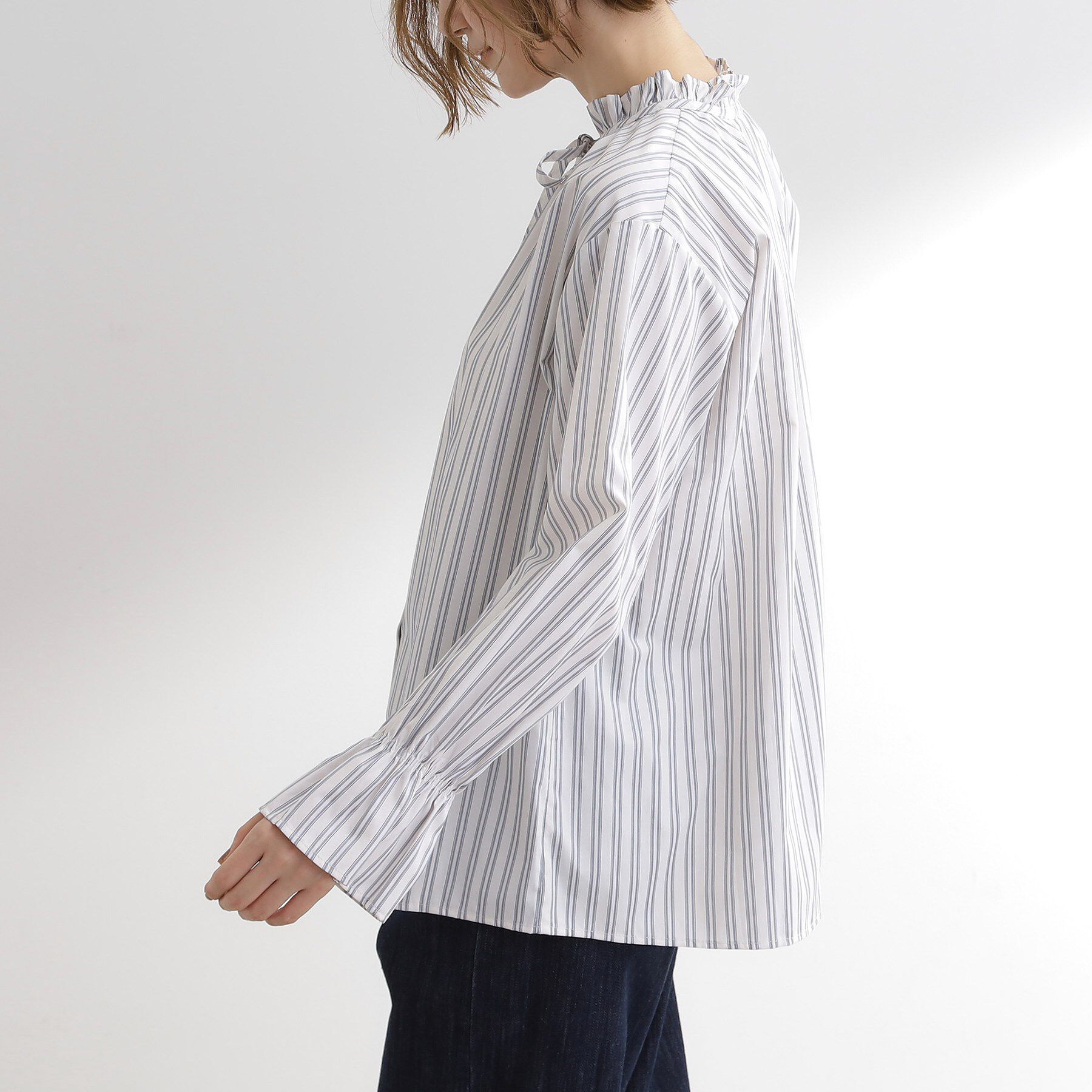 grove「【石川梨華さん着用】フリルカラーリボンブラウス」|シャツ・ブラウス|