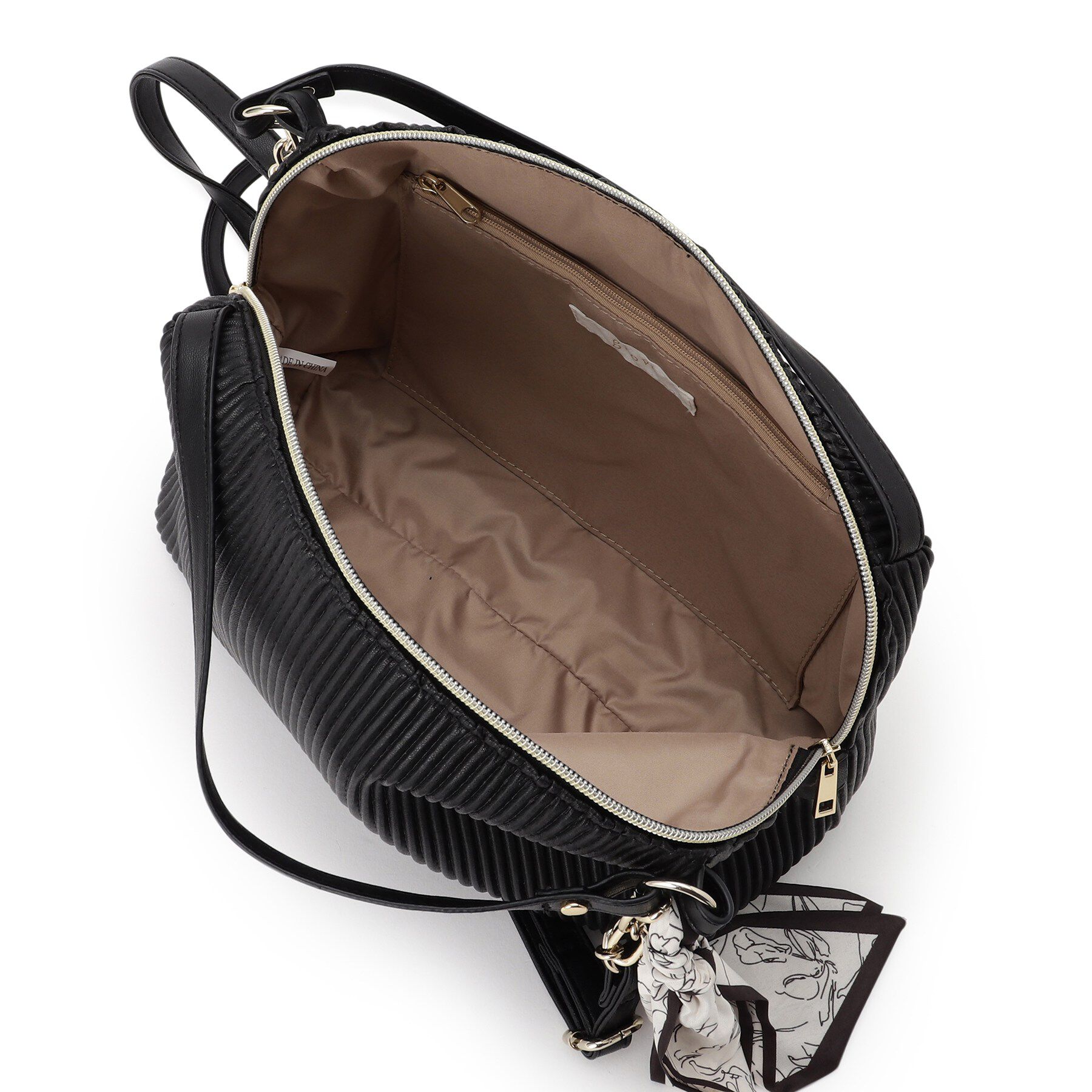 grove「プリーツチェーンスカーフショルダー」|ショルダー・メッセンジャー|