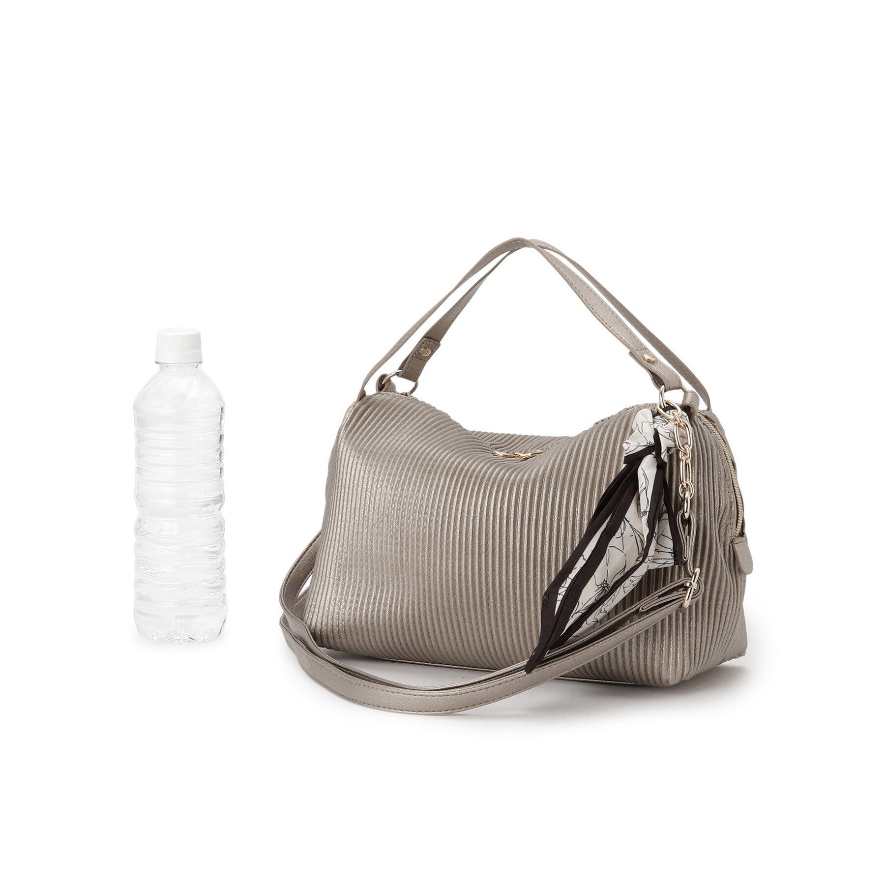 grove「プリーツチェーンスカーフショルダー」|ショルダー・メッセンジャー|