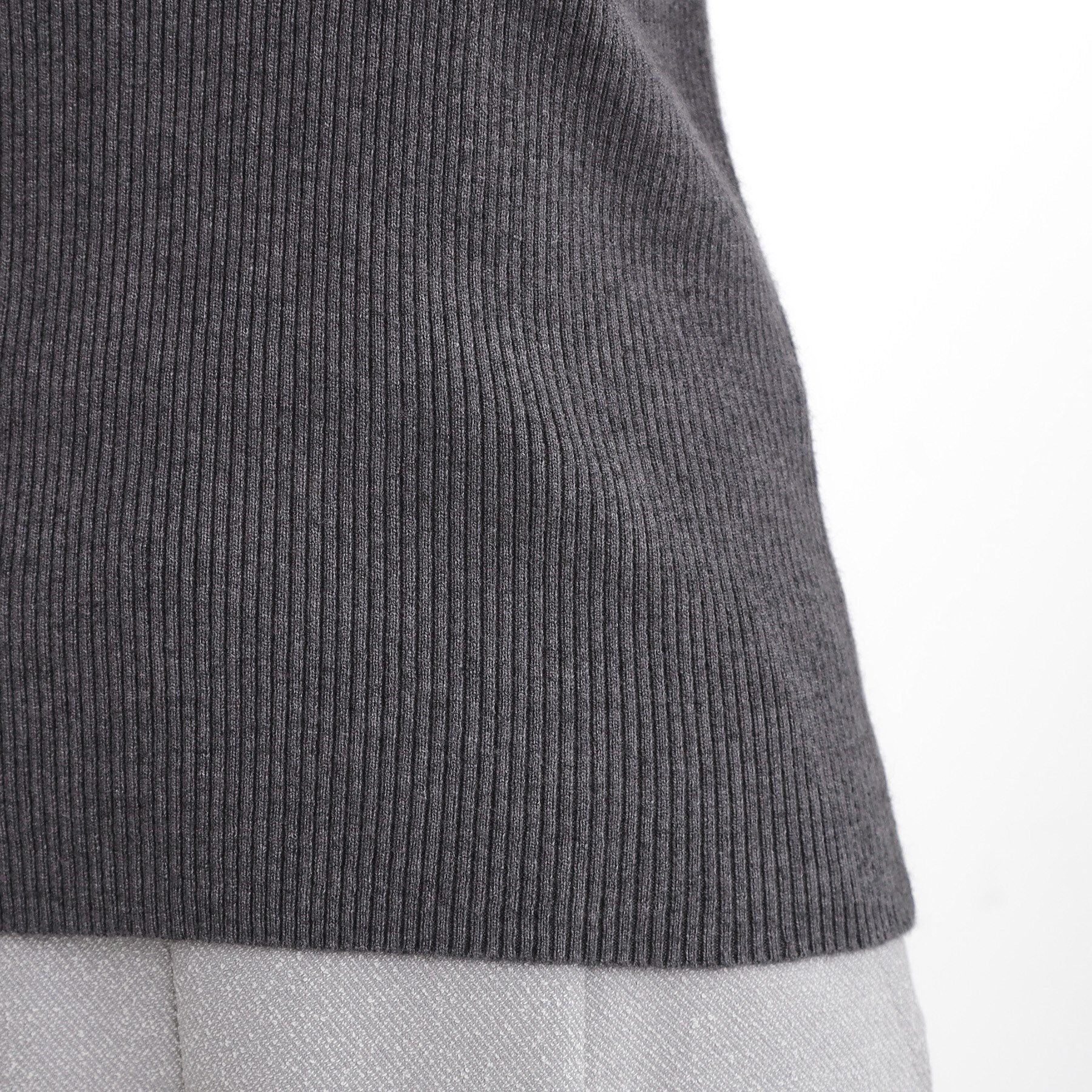 grove「ベーシックリブニットプルオーバー」|ニット・セーター|