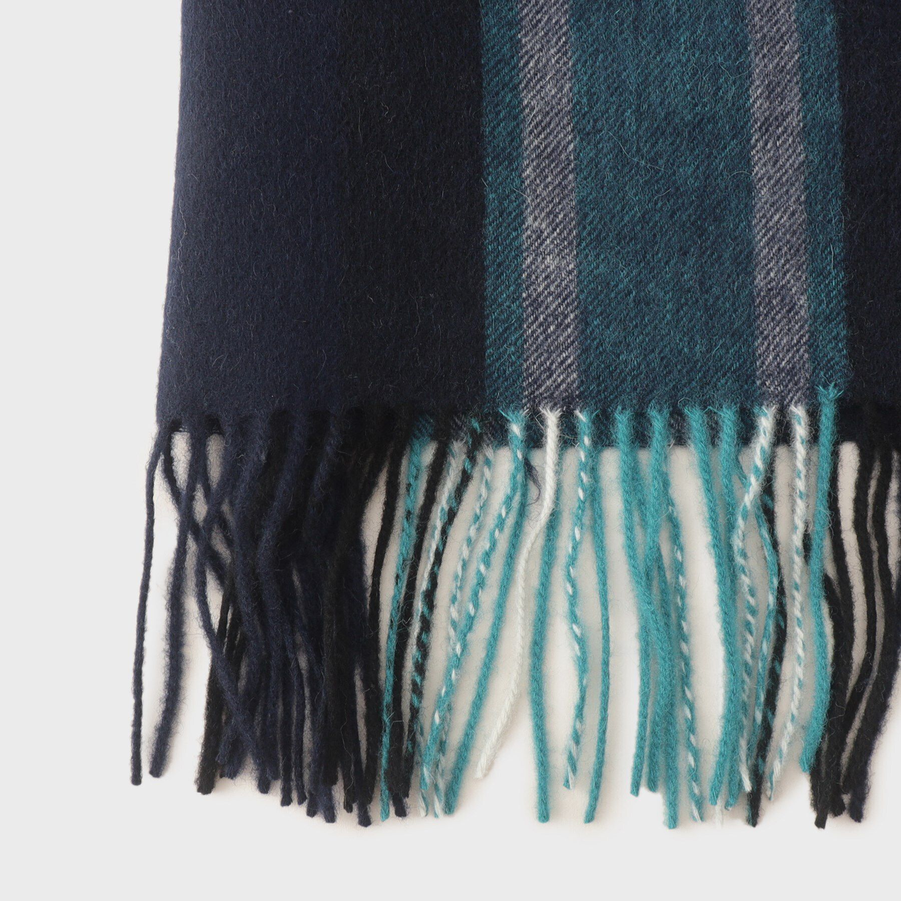 INDIVI「【洗える／チェック柄】ウォッシャブルウールストール」|ストール|