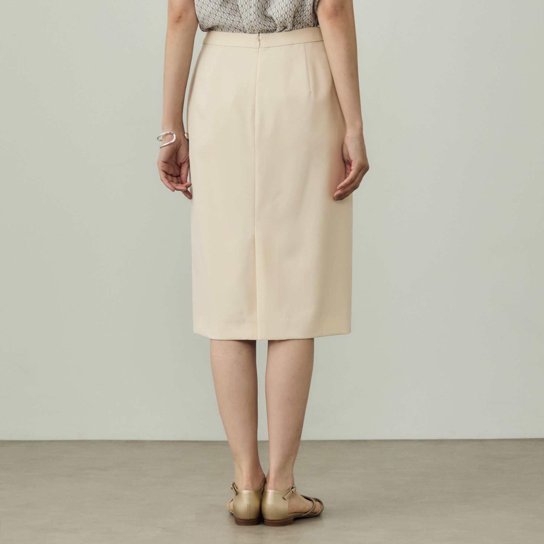 INDIVI「【洗える／UVケア】ストレッチ ストレートスカート」|スカート|