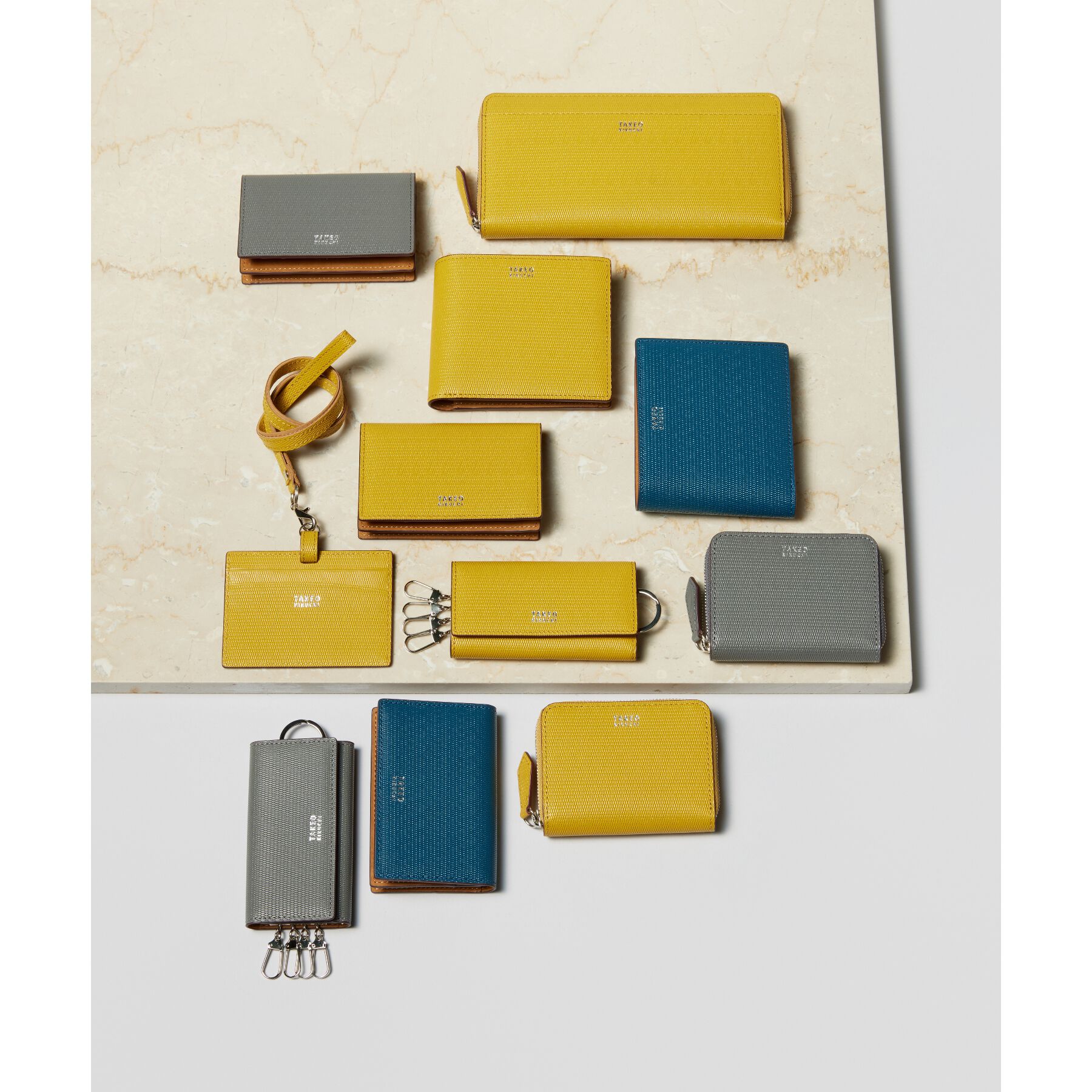 TAKEO KIKUCHI「【ソフト＆ナチュラル】ミニメッシュ レザー 2つ折り財布」|財布|