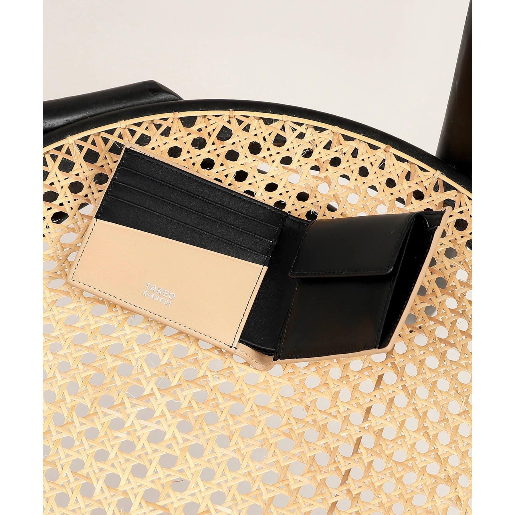 TAKEO KIKUCHI「イタリアンレザー 二つ折り財布」|財布|