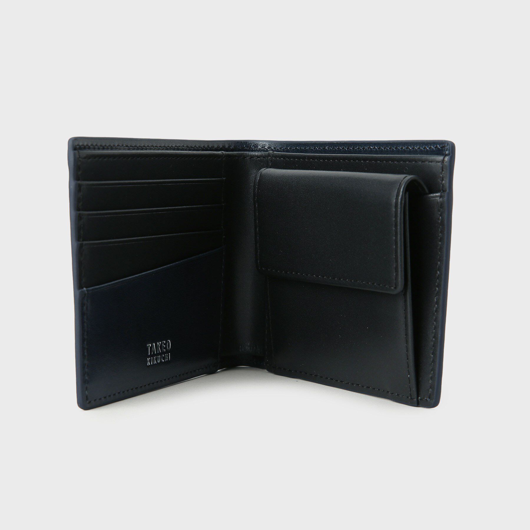 TAKEO KIKUCHI「イタリアンレザー 二つ折り財布」|財布|