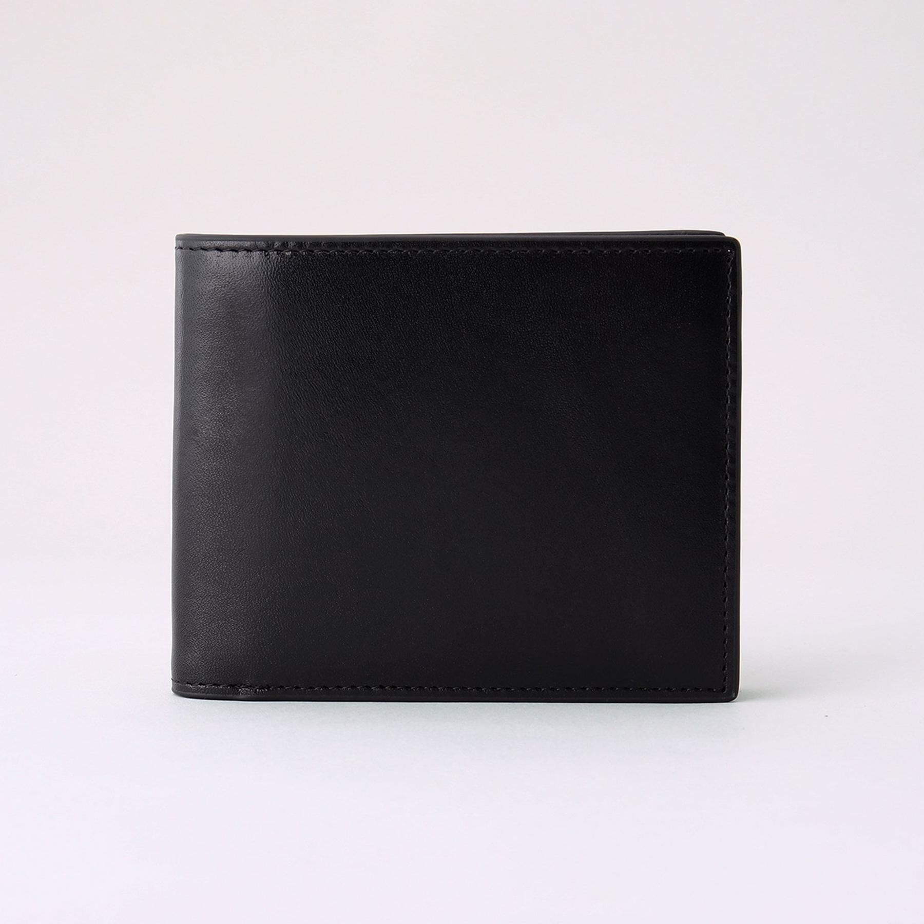 TAKEO KIKUCHI「イタリアンレザー 二つ折り財布」|財布|ブラック(519)