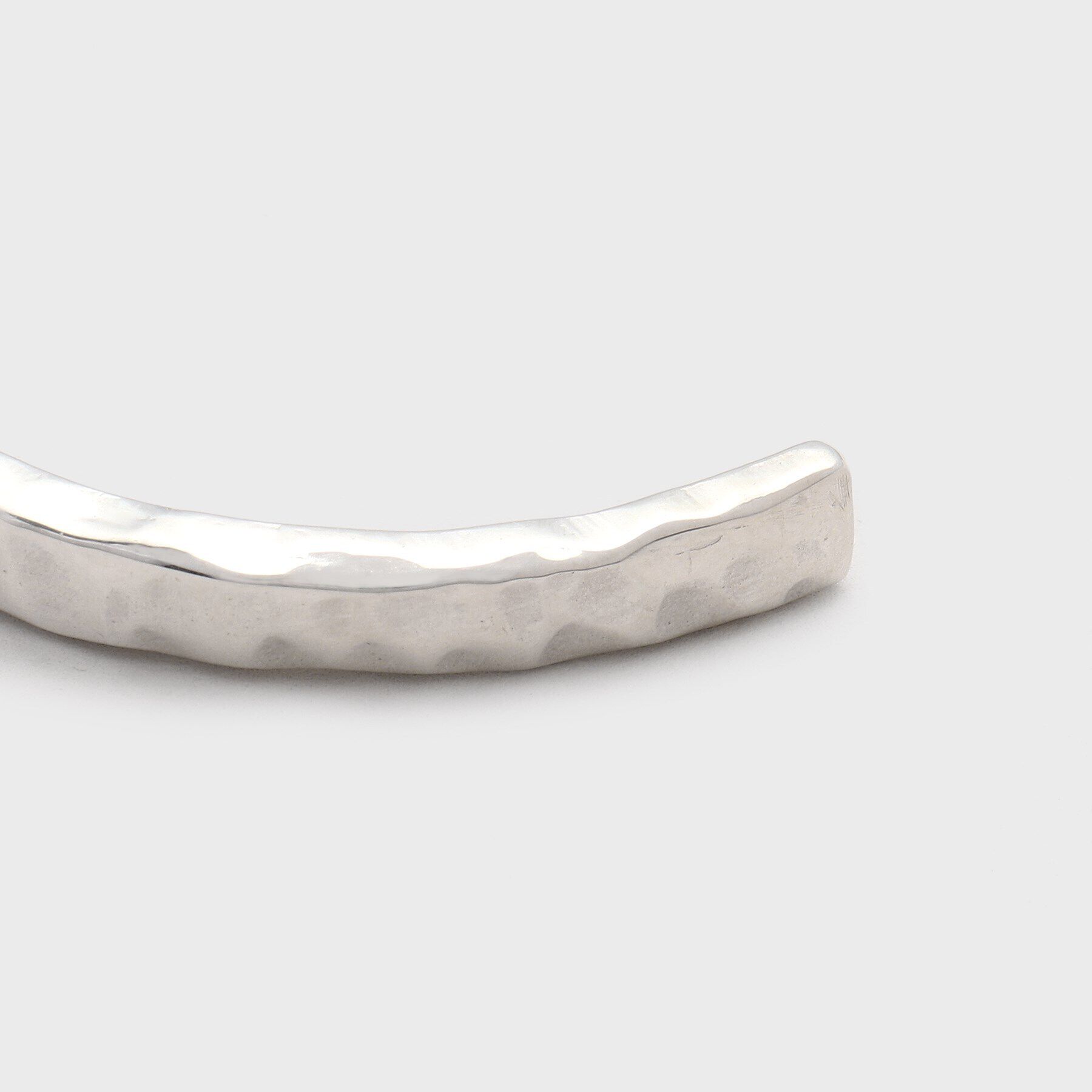 TAKEO KIKUCHI「【MADE IN JAPAN】テクスチャーシルバーバングル」|ブレスレット・バングル|