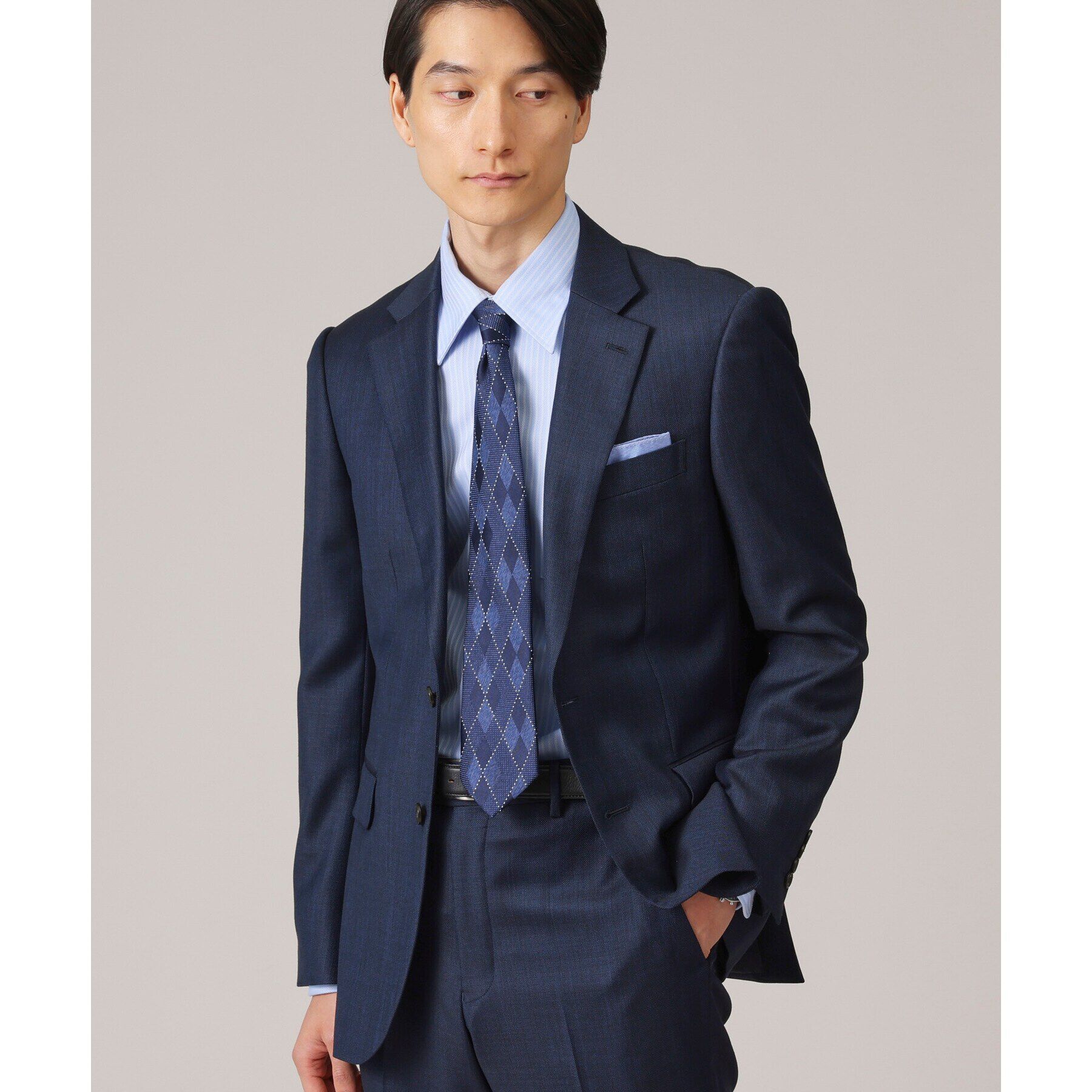 TAKEO KIKUCHI「【ベストセラー/ Made in JAPAN】シャドーアーガイル シルクネクタイ」|ネクタイ・蝶ネクタイ|