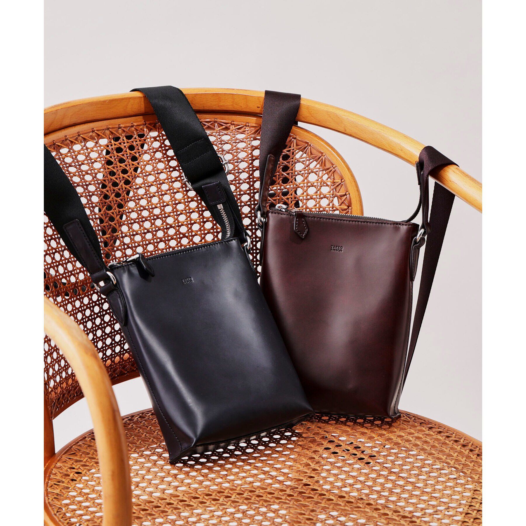 TAKEO KIKUCHI「【ヘビタンレザー】ミニショルダー バッグ」|ショルダー・メッセンジャー|