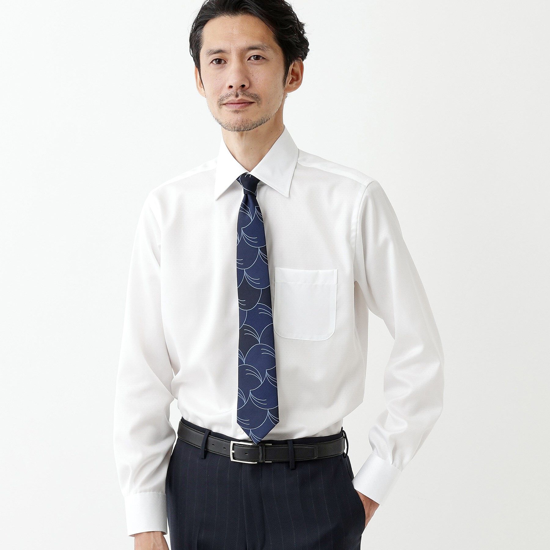 TAKEO KIKUCHI「シャドードビー ドレスシャツ」|シャツ・ブラウス|ホワイト・ドビー(4