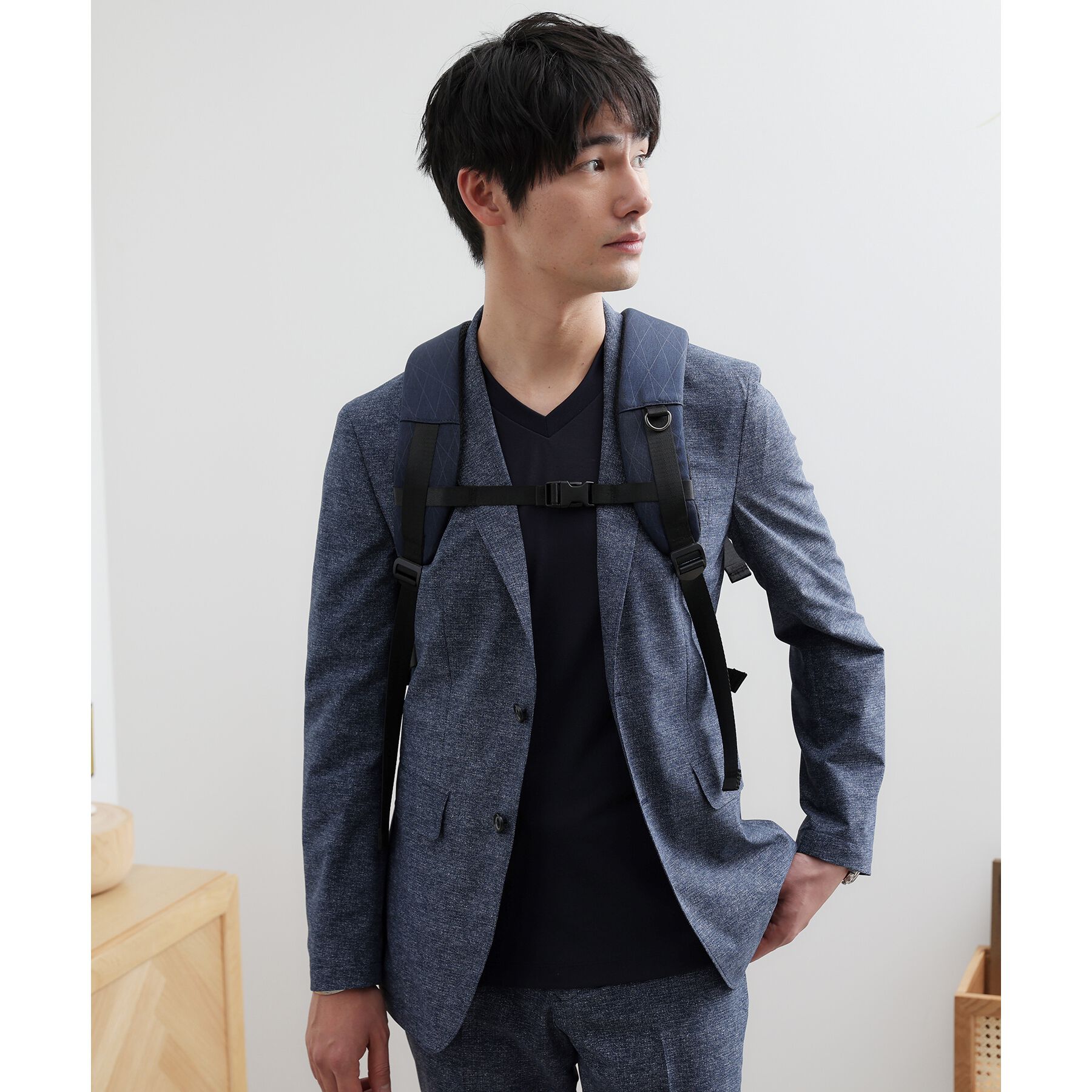 TAKEO KIKUCHI「【多機能・軽量】NEWシャドーライン バックパック」|リュック|