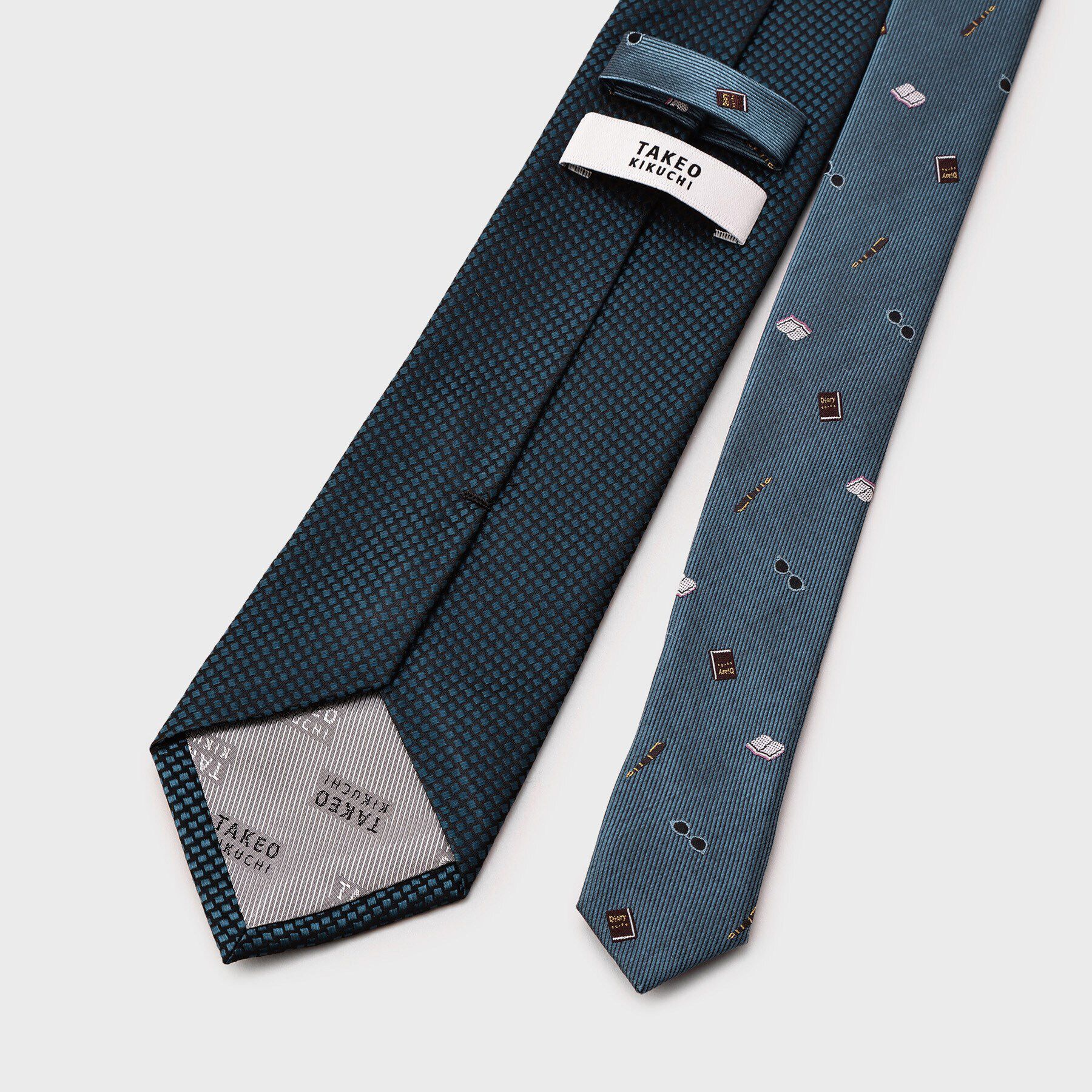 TAKEO KIKUCHI「【BOXセット】ベーシックネクタイ＆メガネ型タイバー セット」|ネクタイ・蝶ネクタイ|