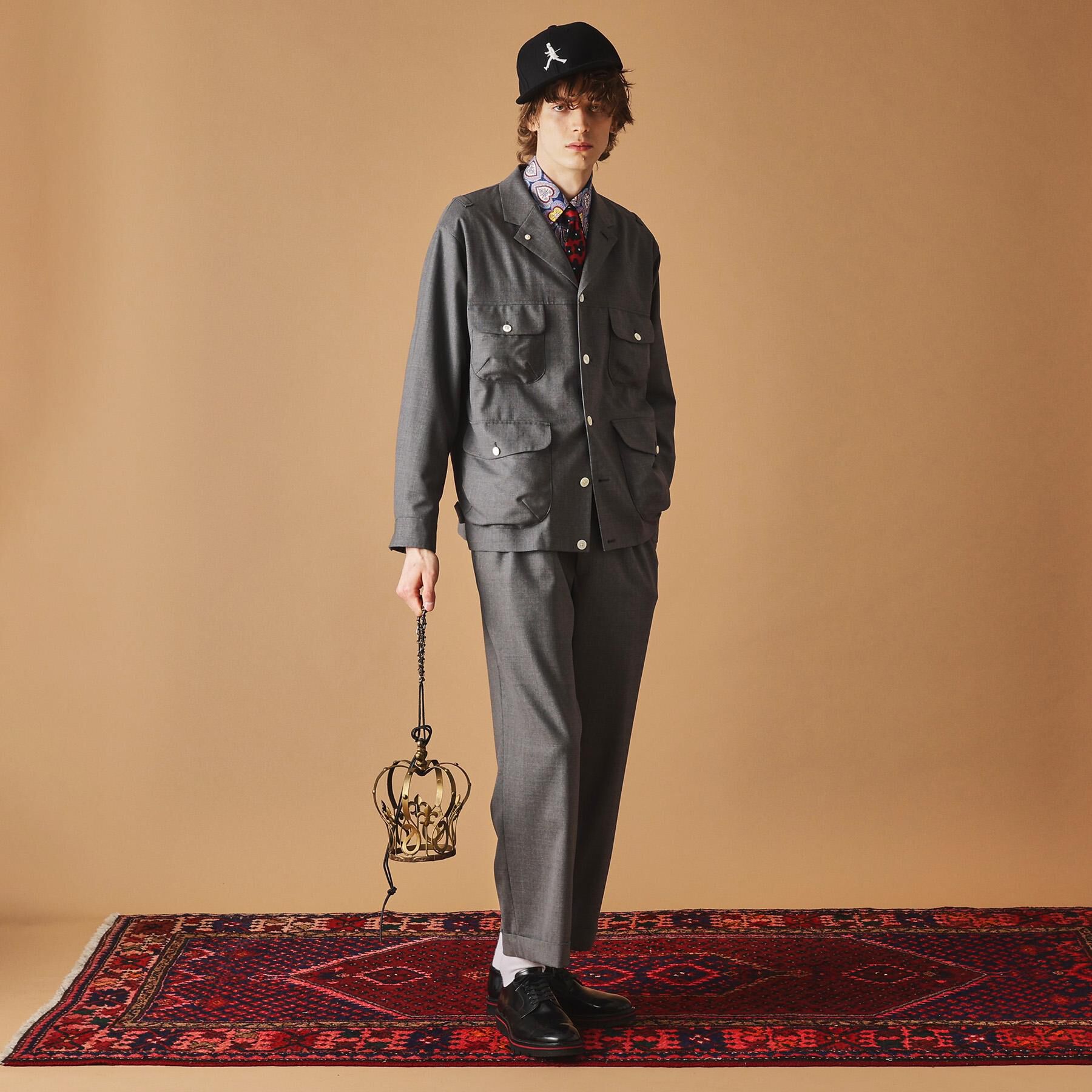 40CARATS&525「トニック グレーワイドスラックス」|その他|